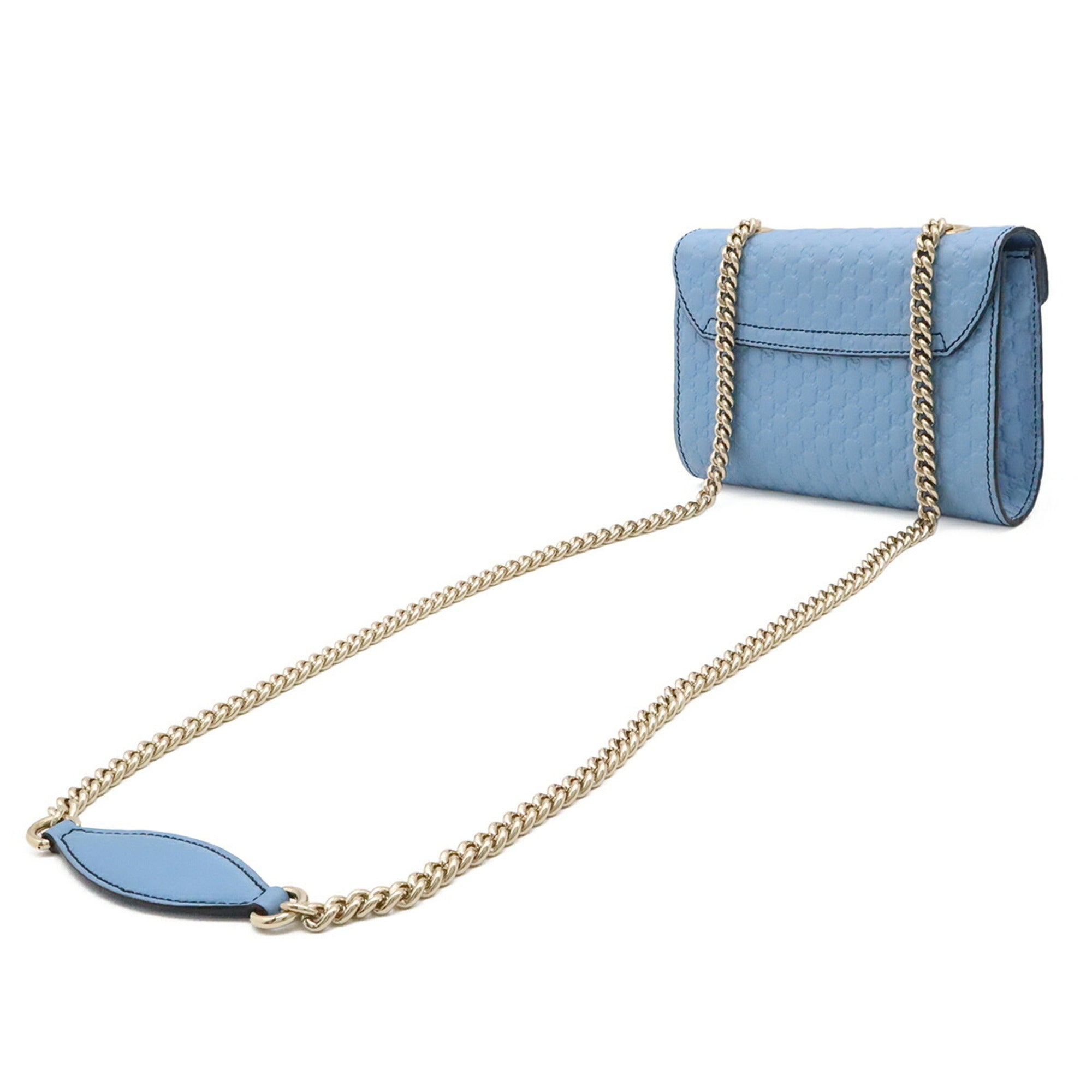 Gucci Light Blue Pochette Shoulder Bag (Pre-Owned)