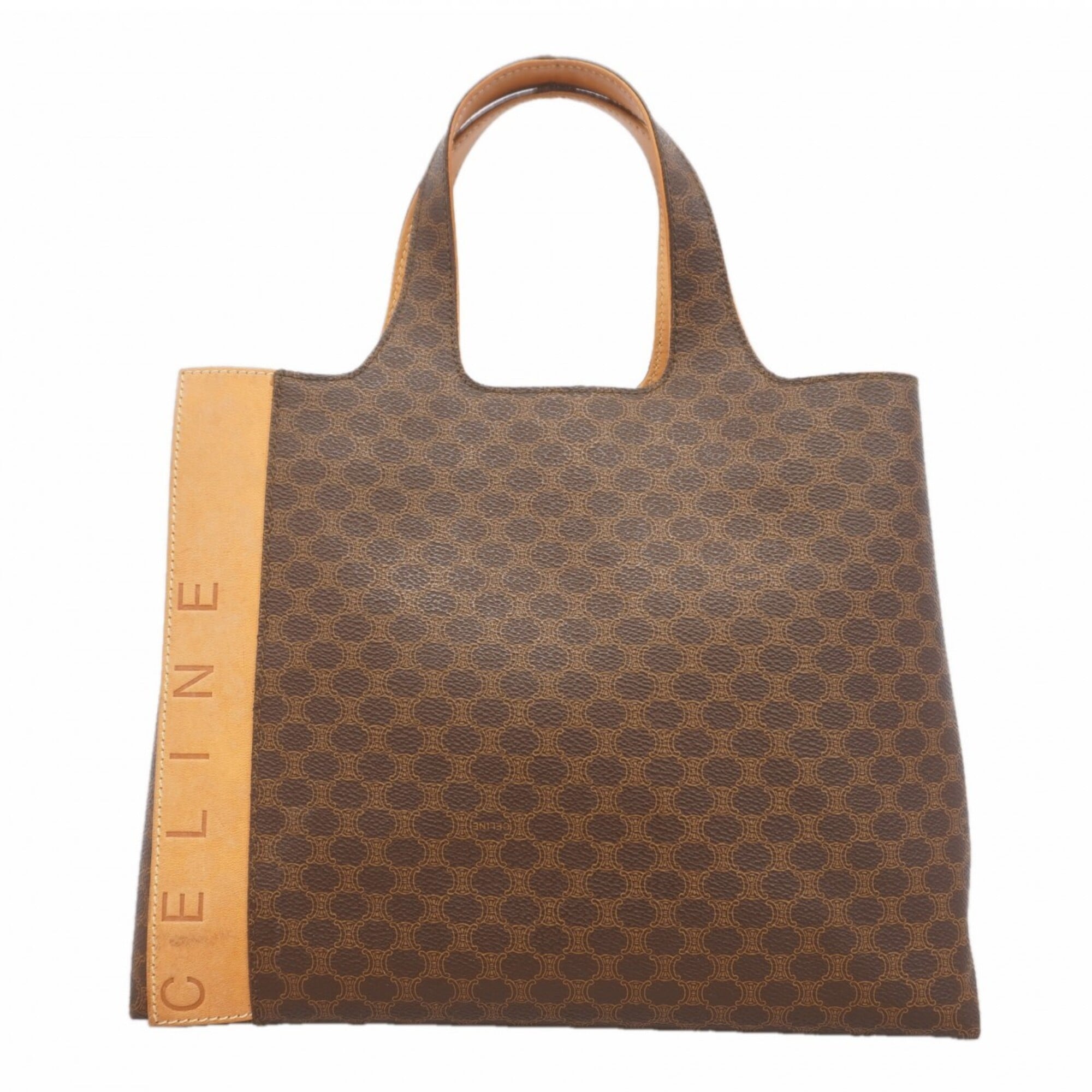 Celine Brown Pvc Handbag (Pre-Owned)