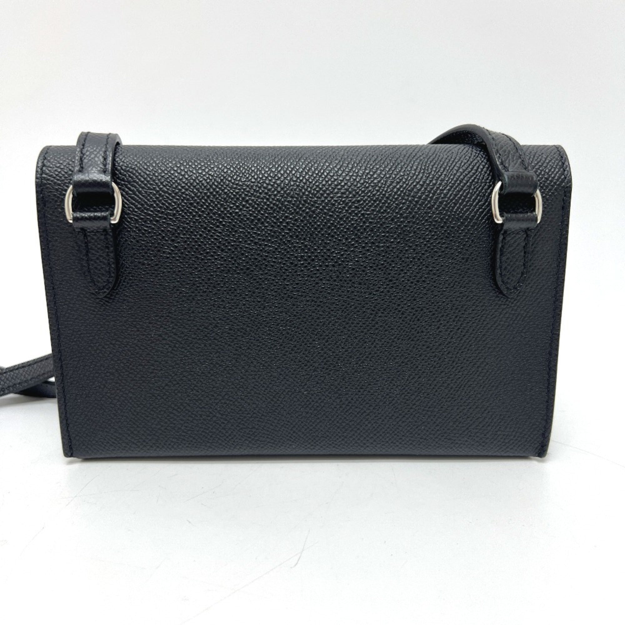 Hermes Black Epsom Leather Shoulder Bag (Pre-Owned)