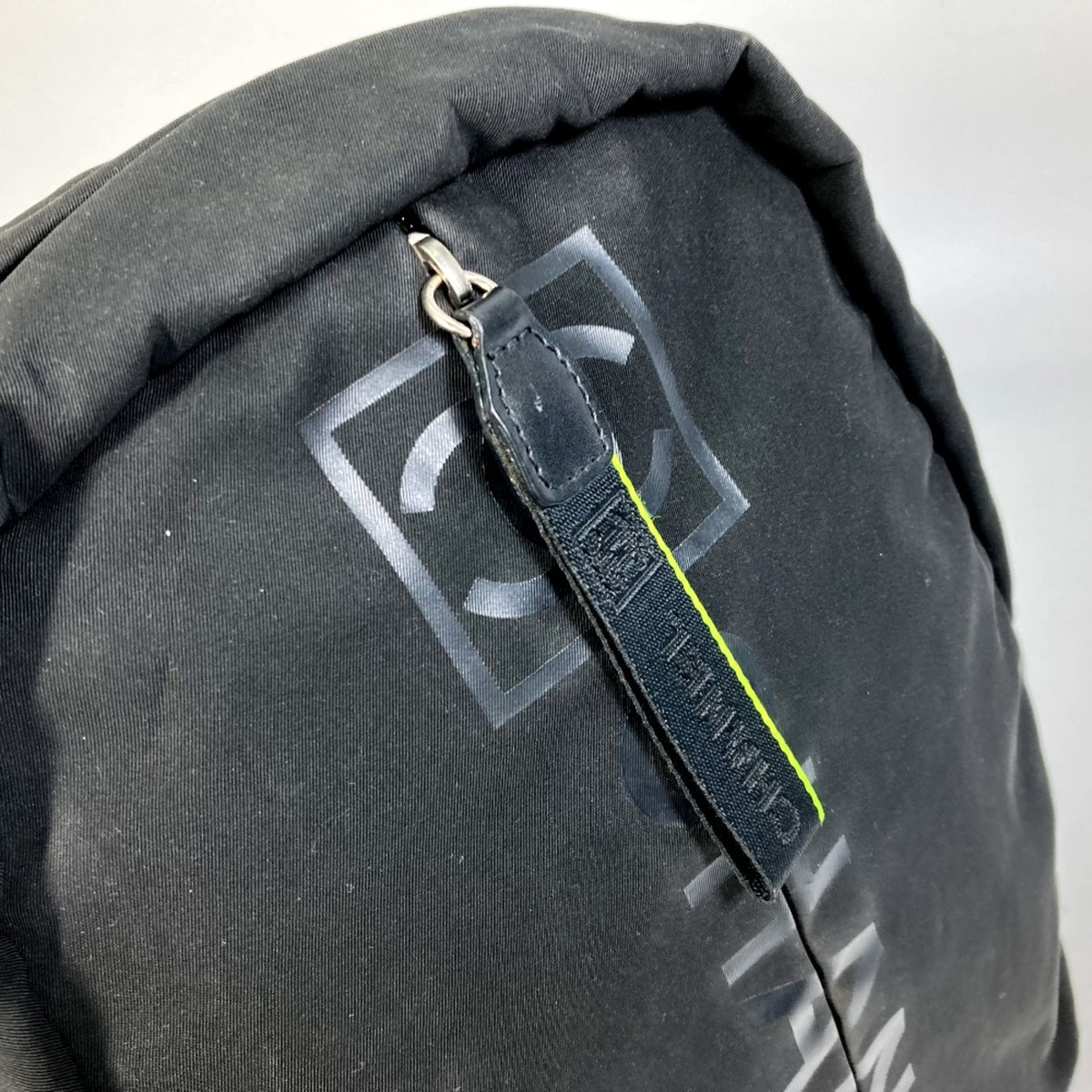 Chanel Black Cloth Backpack (Pre-Owned)