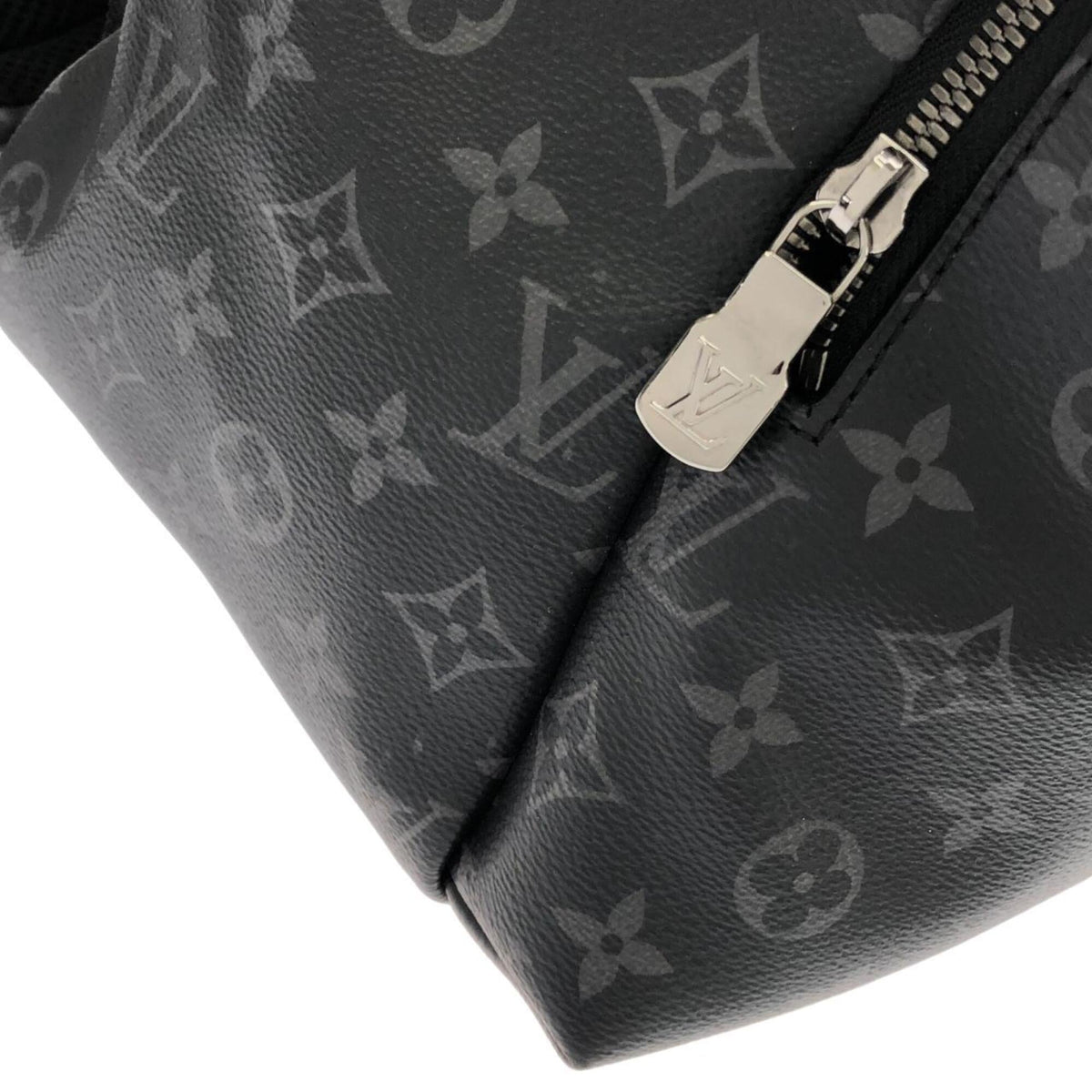 Louis Vuitton Black Coated Canvas Backpack (Pre-Owned)
