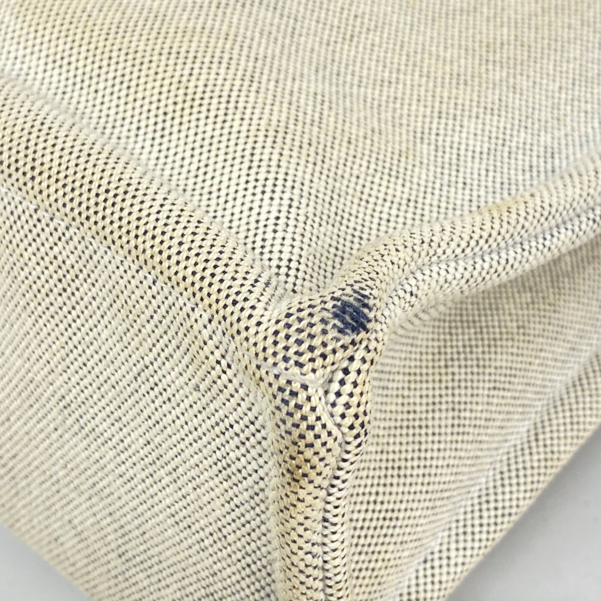 Hermes Gray Canvas Tote Bag (Pre-Owned)