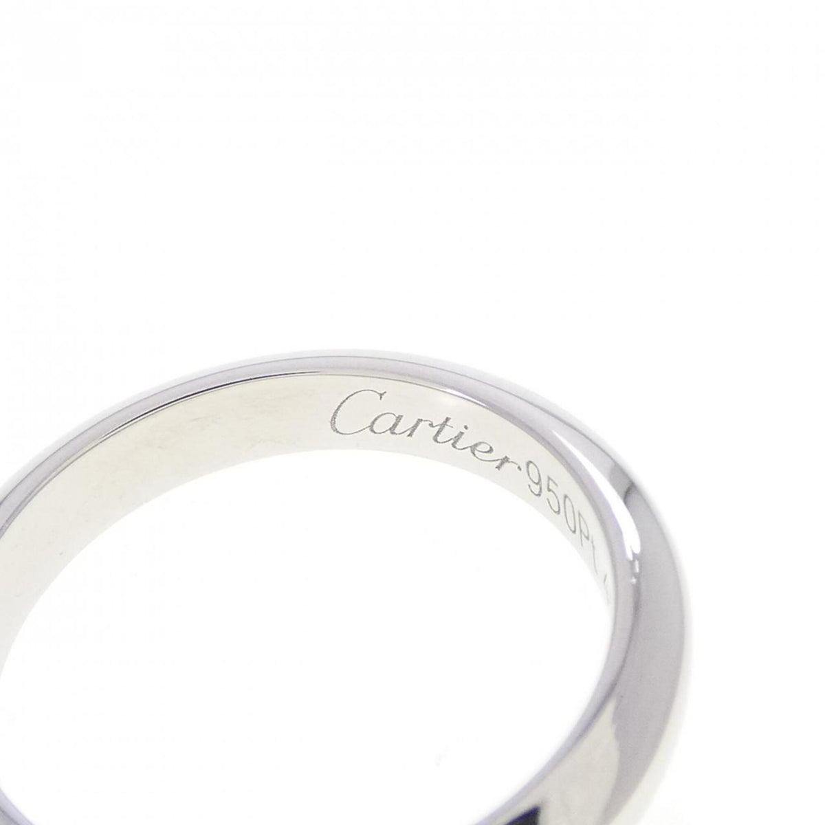 Cartier Platinum 950 Band Ring (Pre-Owned)