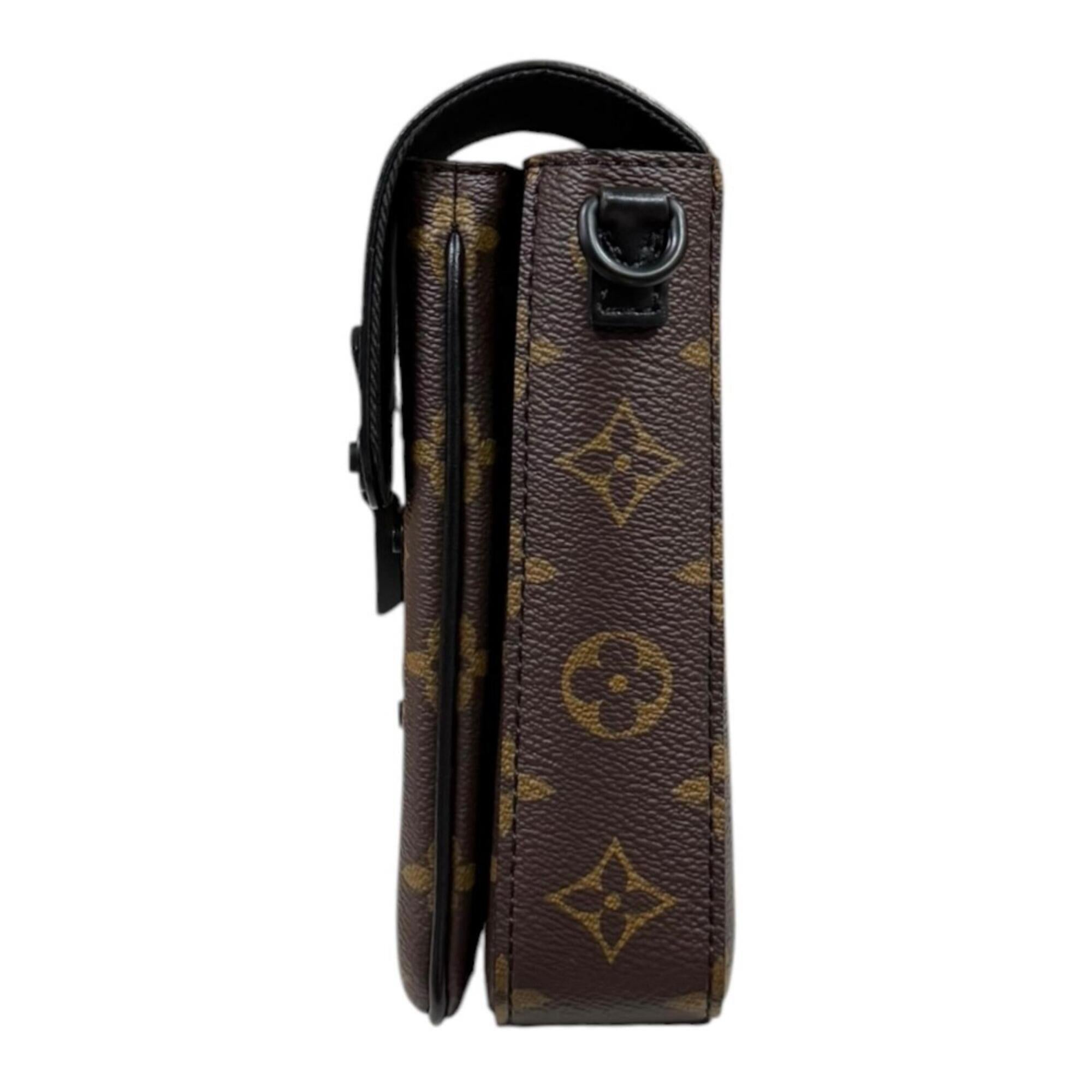 Louis Vuitton Monogram Macassar Black Brown Monogram Macassar Monogram Shoulder Bag (Pre-Owned)