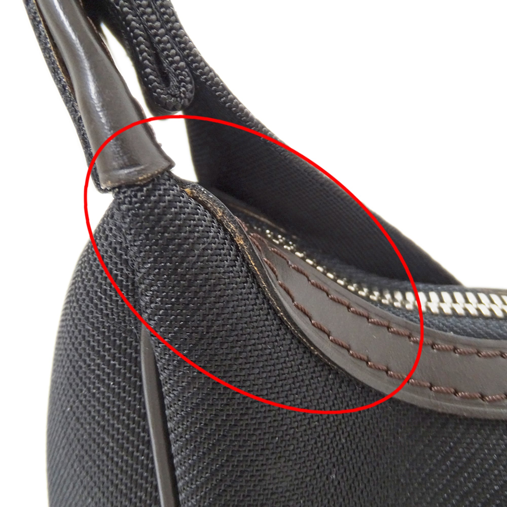 Louis Vuitton Noir Damier Geant Canvas Shoulder Bag (Pre-Owned)