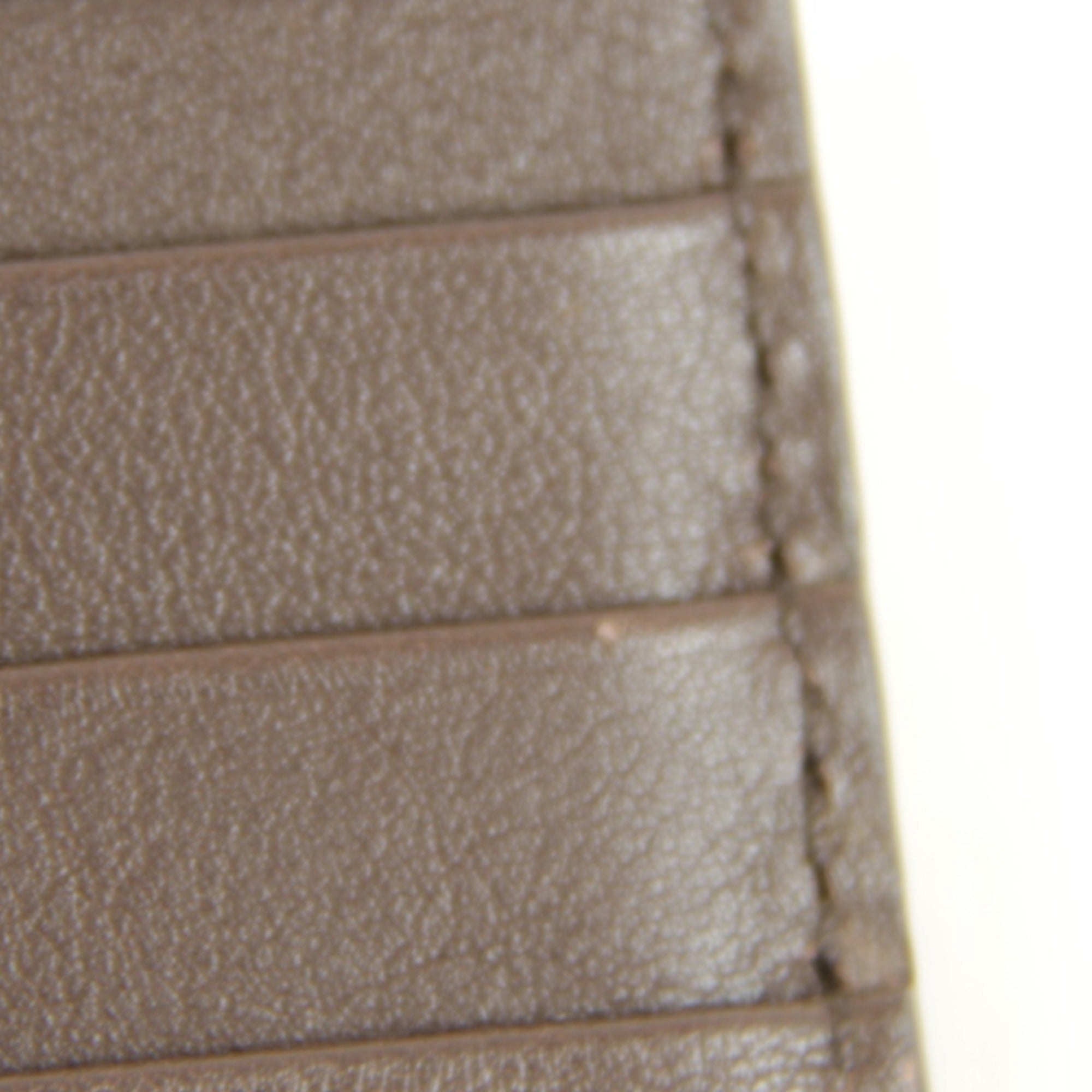 Gucci Brown Leather Long Bill Wallet (Bi-Fold) (Pre-Owned)