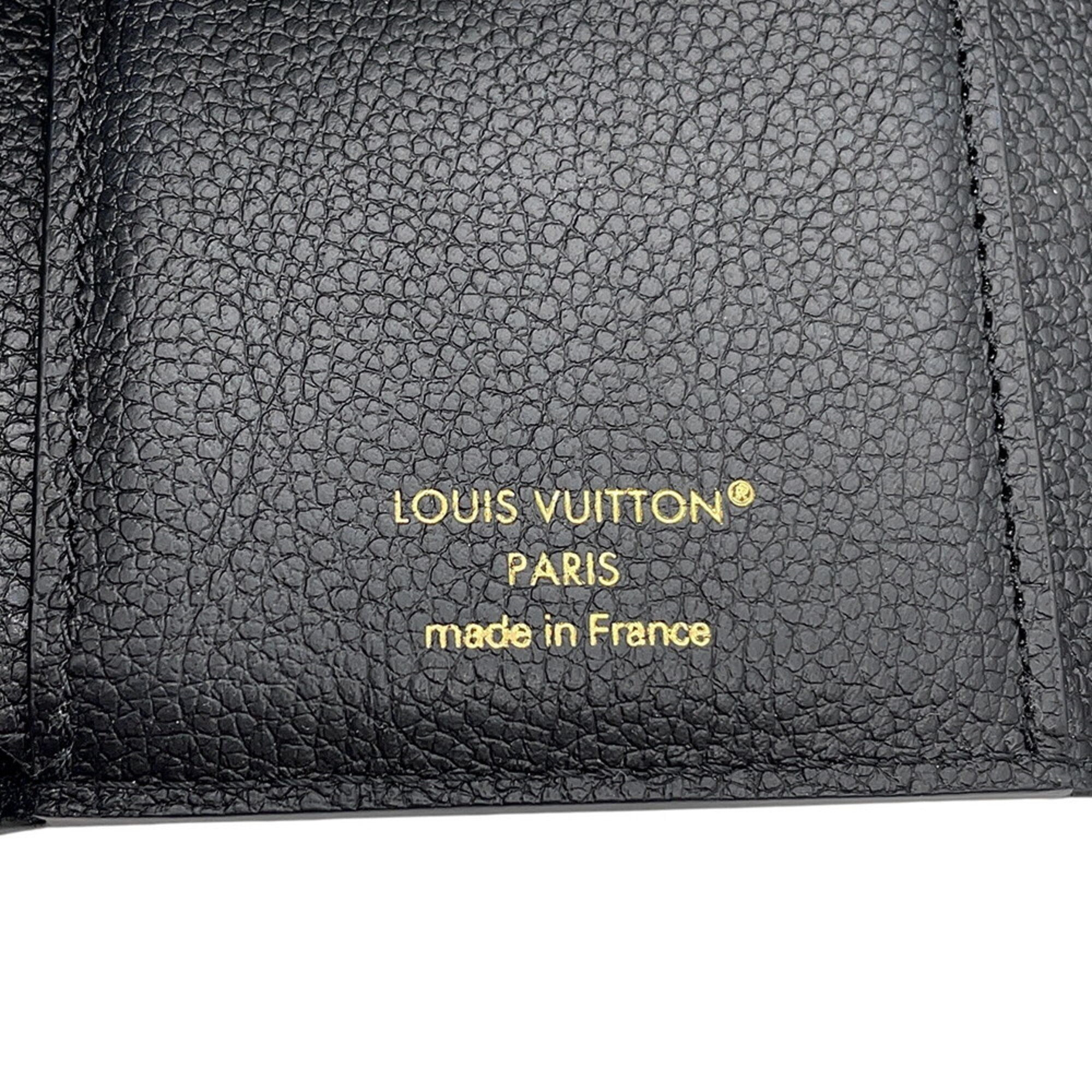 Louis Vuitton Beige Black Noir Monogram Empreinte Wallet (Tri-Fold) (Pre-Owned)