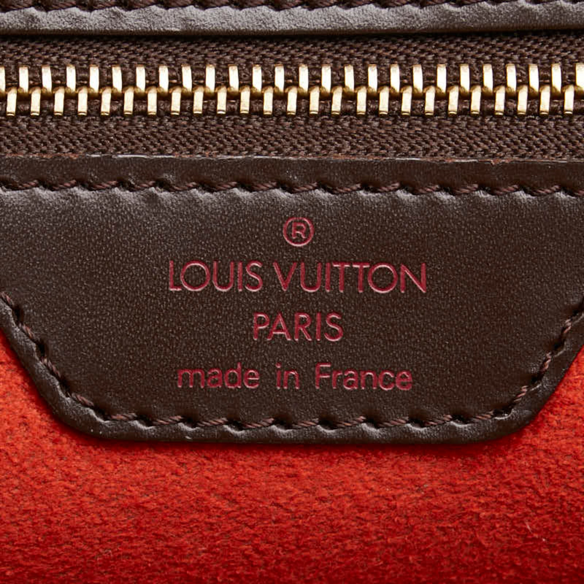 Louis Vuitton Damier Brown Pvc Leather Shoulder Bag Tote Bag (Pre-Owned)