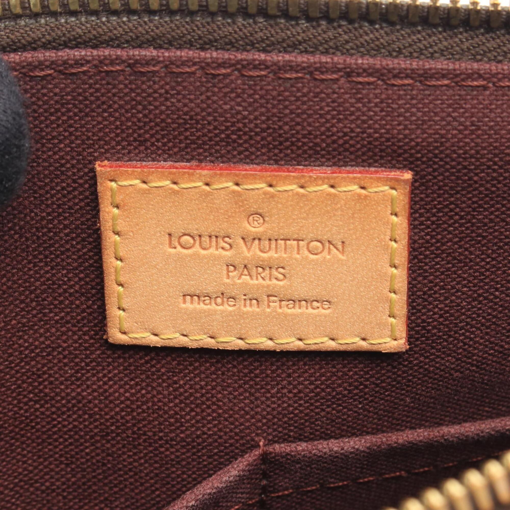Louis Vuitton Brown Pvc Leather Handbag (Pre-Owned)