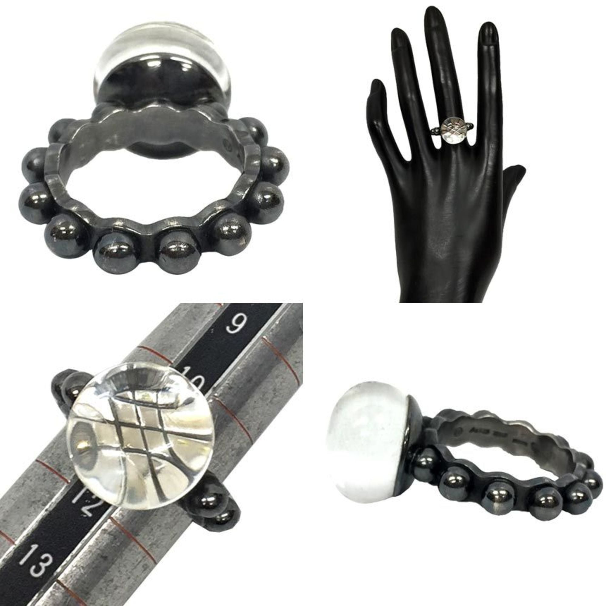 Bottega Veneta Silver 925 Band Ring (Pre-Owned)