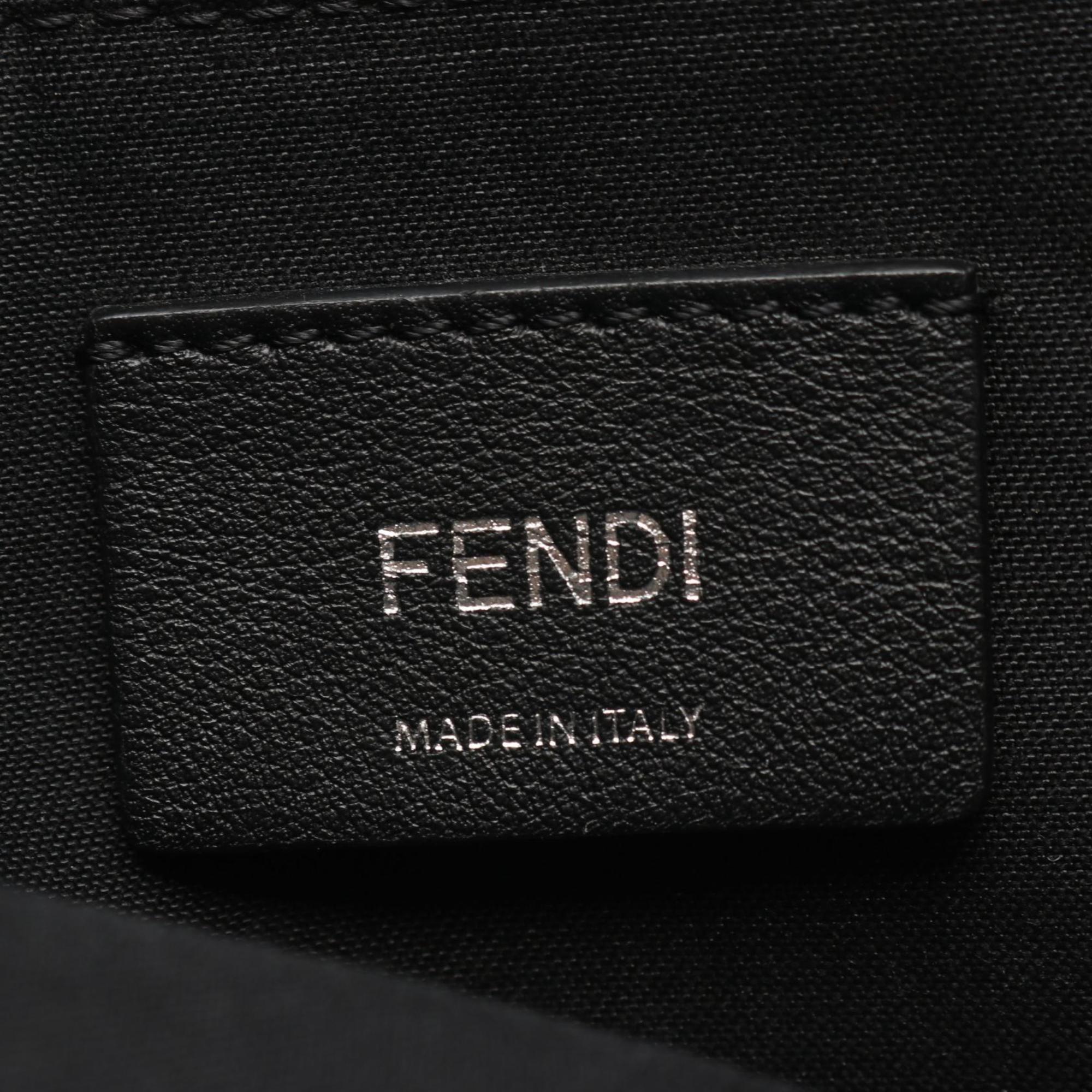 Fendi Black Multi-Color Leather Handbag (Pre-Owned)