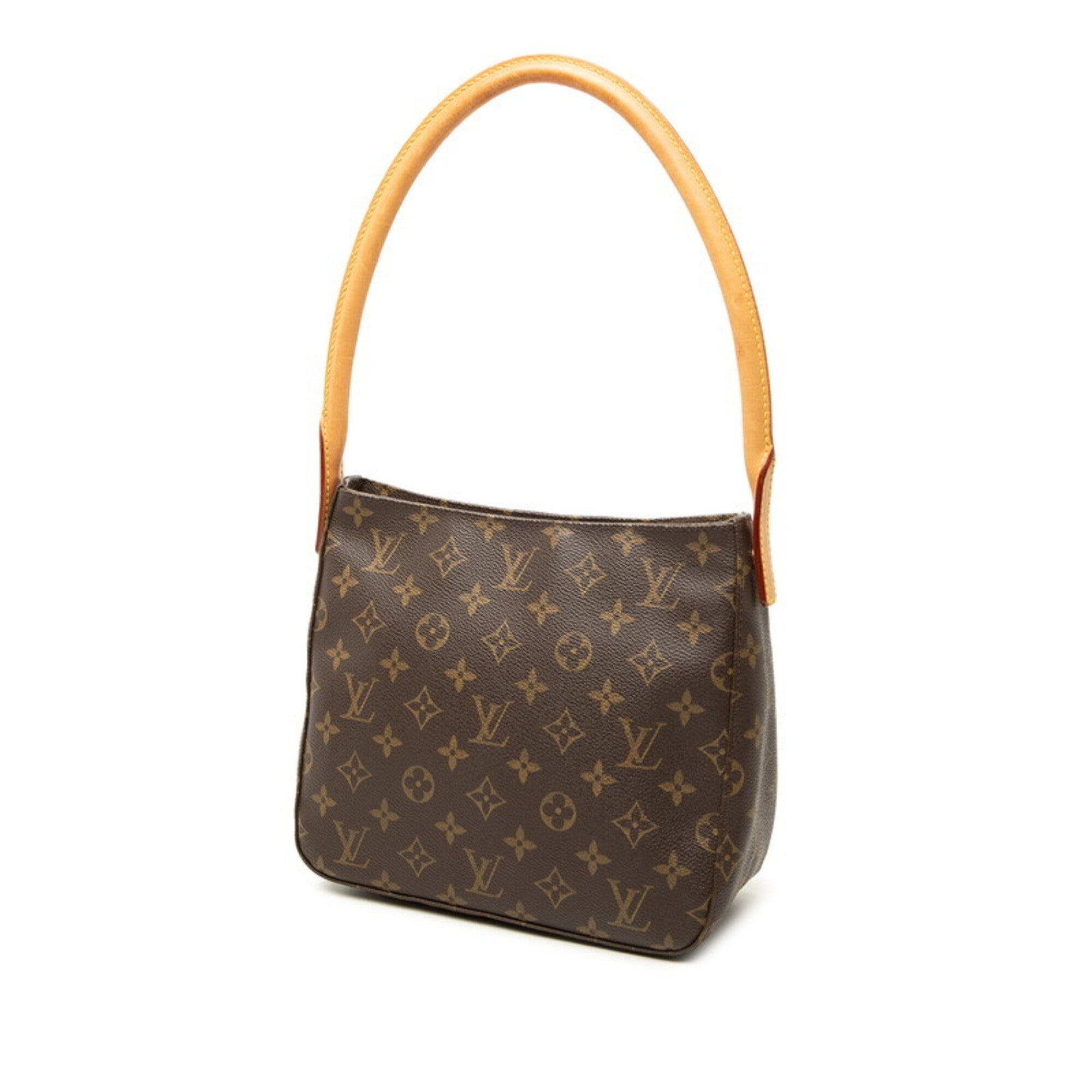Louis Vuitton Brown Pvc Leather Handbag Shoulder Bag (Pre-Owned)