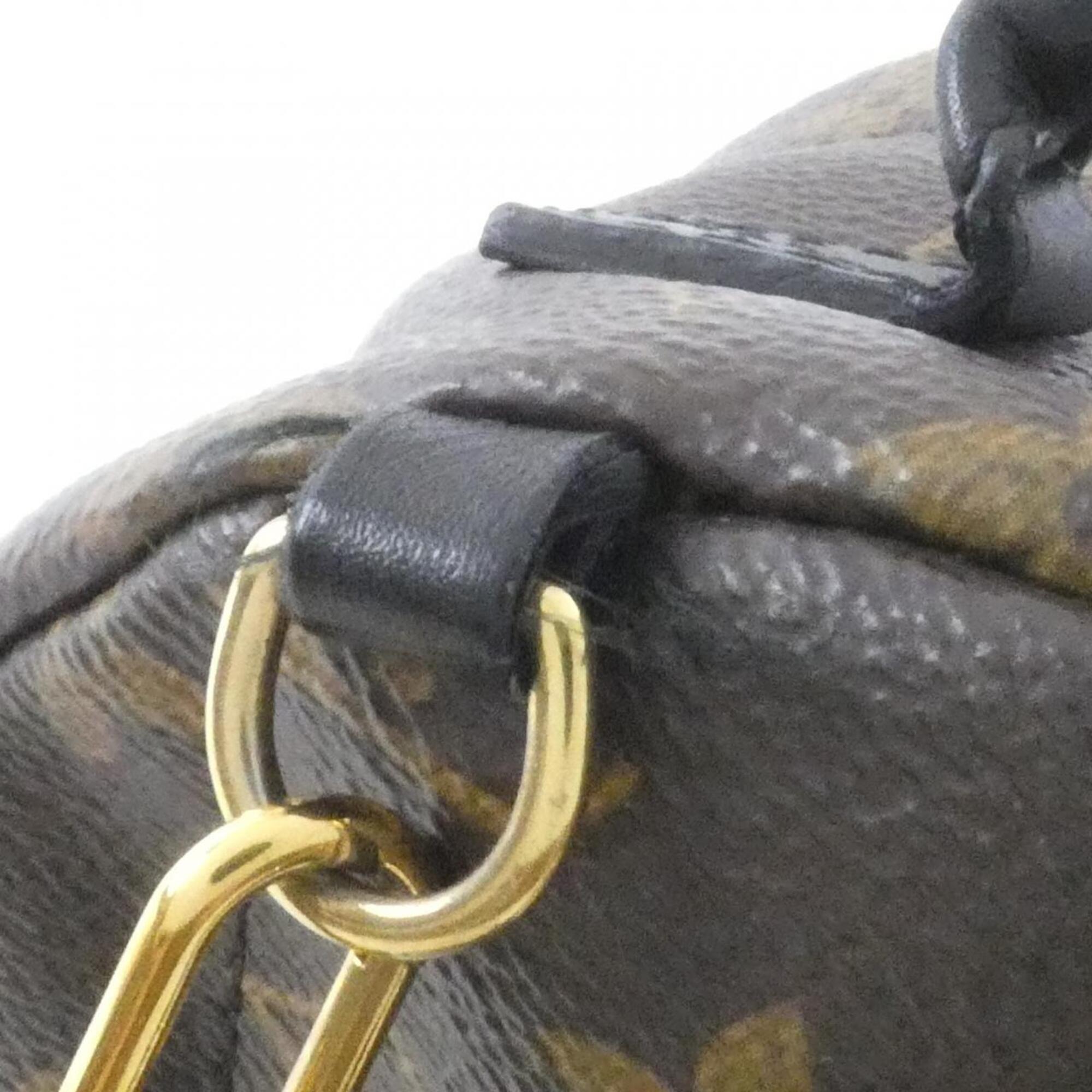 Louis Vuitton Marron Coated Canvas Backpack (Pre-Owned)