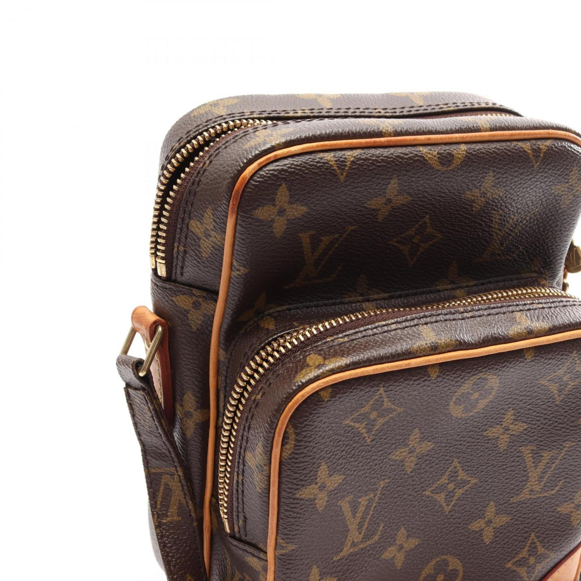 Louis Vuitton Brown Monogram Monogram Leather Shoulder Bag (Pre-Owned)