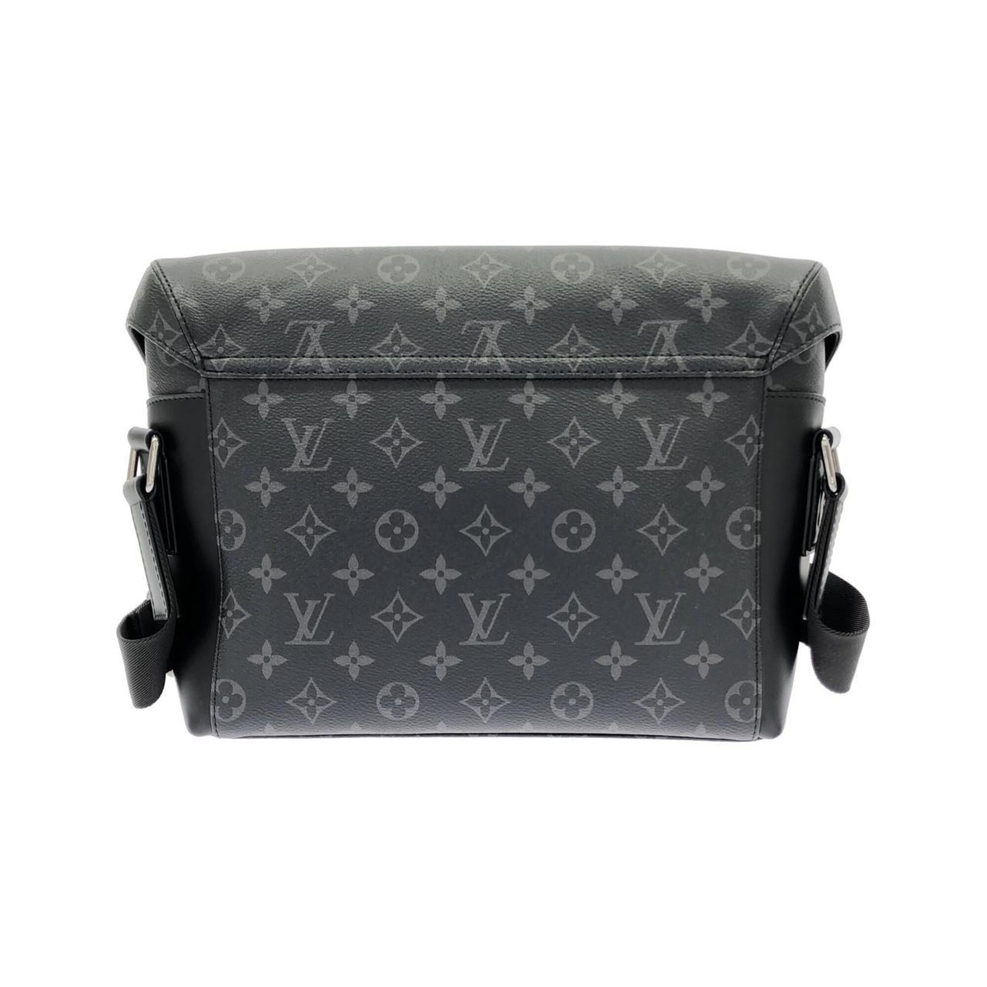 Louis Vuitton Black Coated Canvas Shoulder Bag (Pre-Owned)