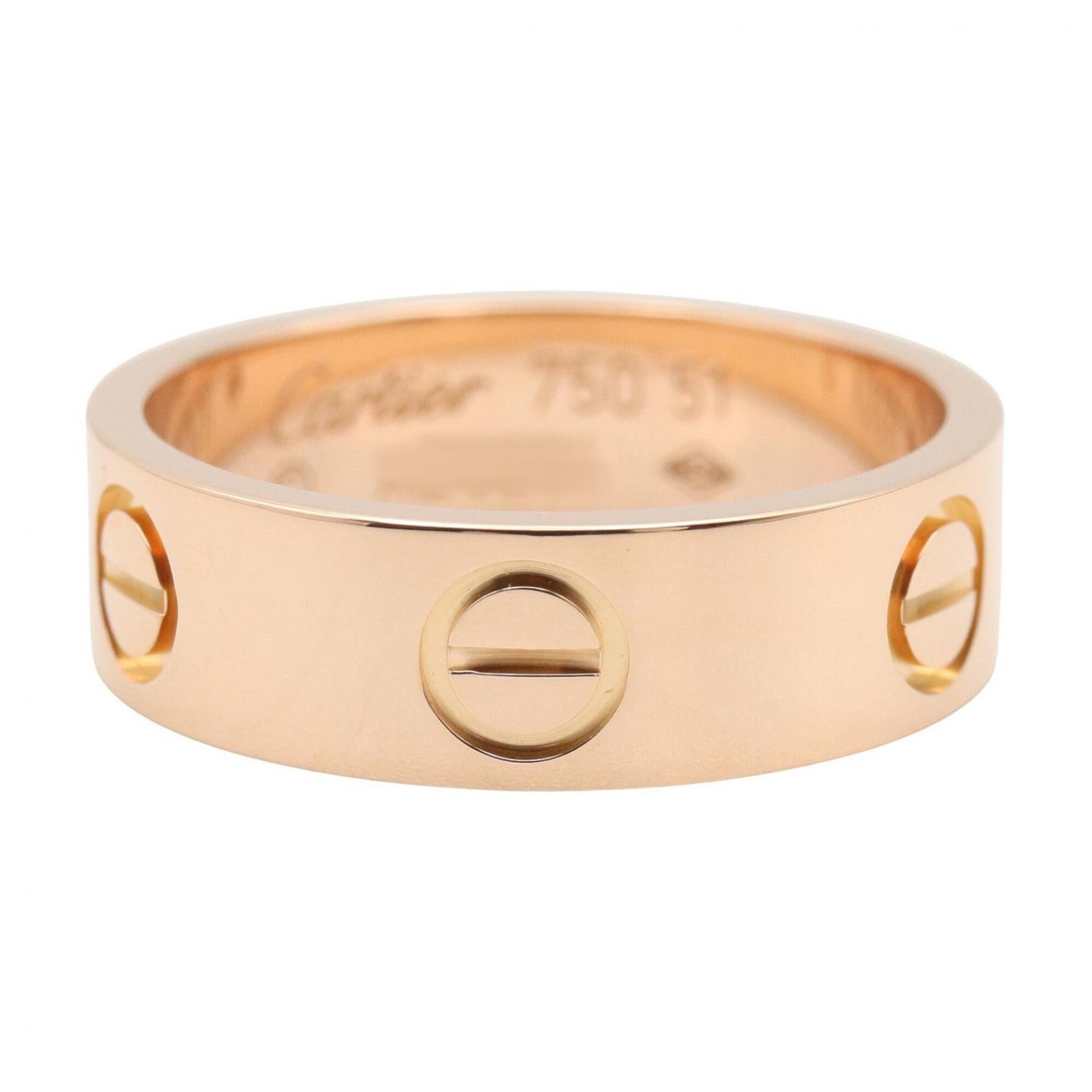 Cartier Pink Gold Pink Gold (18K) Band Ring (Pre-Owned)