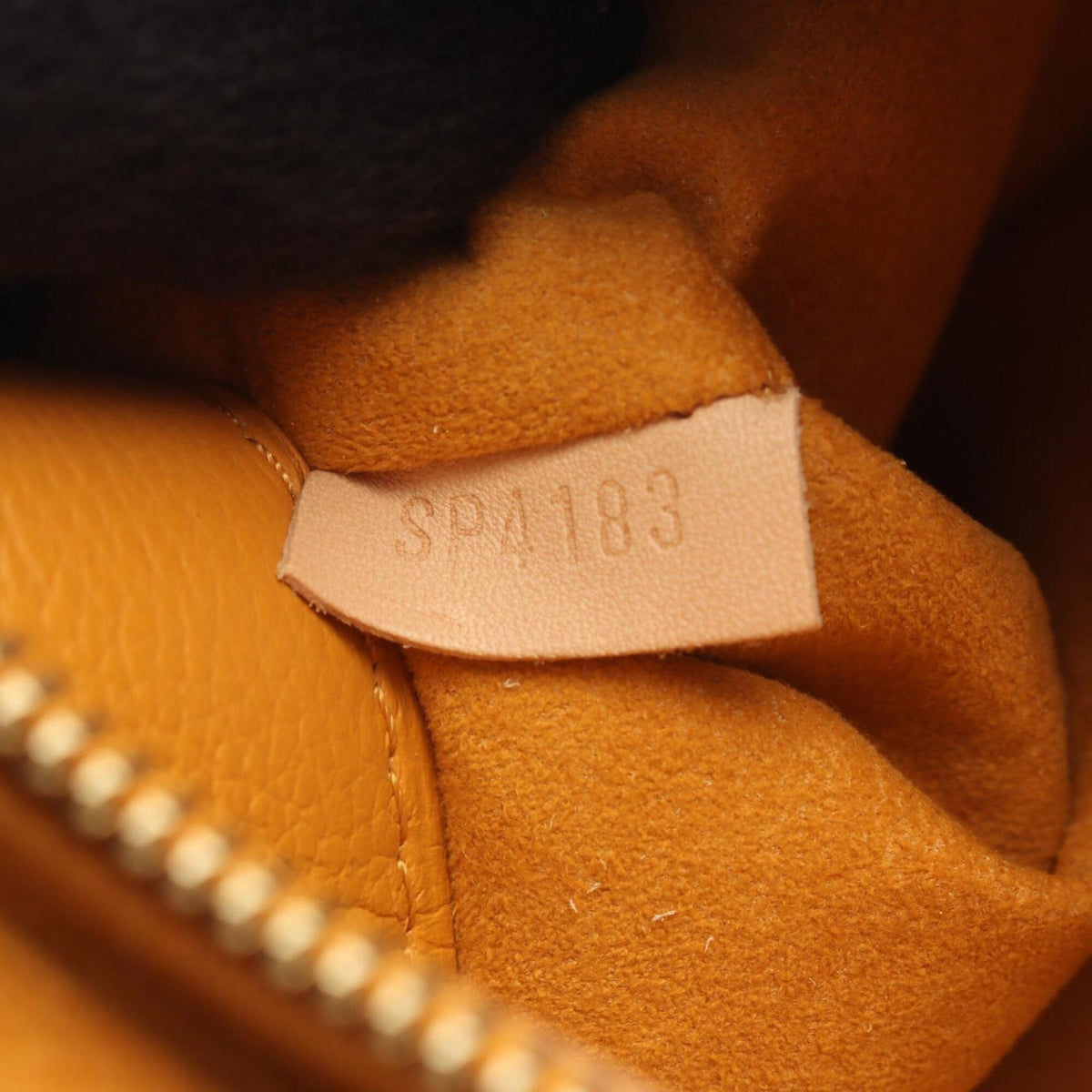 Louis Vuitton Brown Monogram Saffron Yellow Coated Canvas Leather Handbag (Pre-Owned)