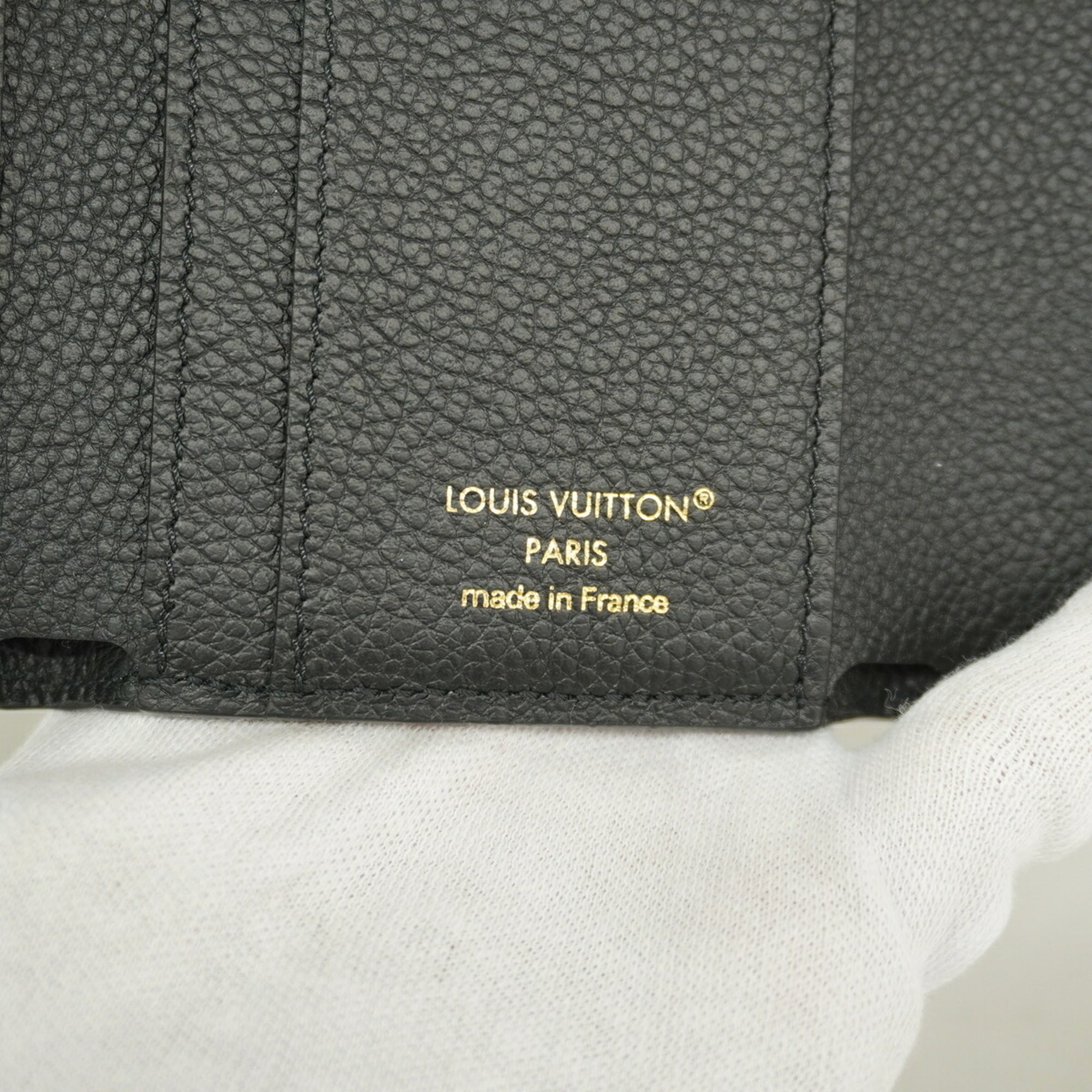 Louis Vuitton Noir Wallet (Tri-Fold) (Pre-Owned)