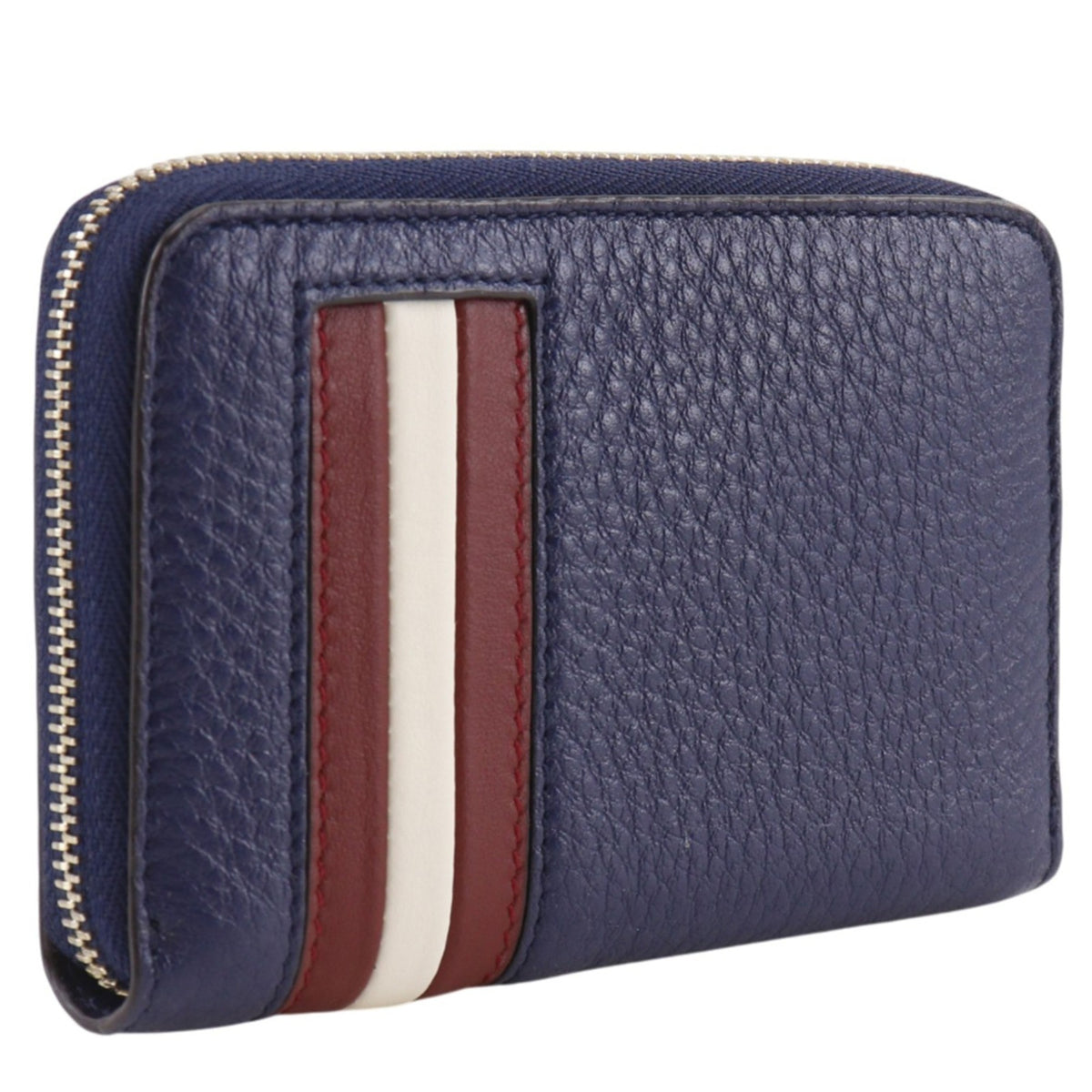 Bally Blue Leather Coin Purse/Coin Case (Pre-Owned)