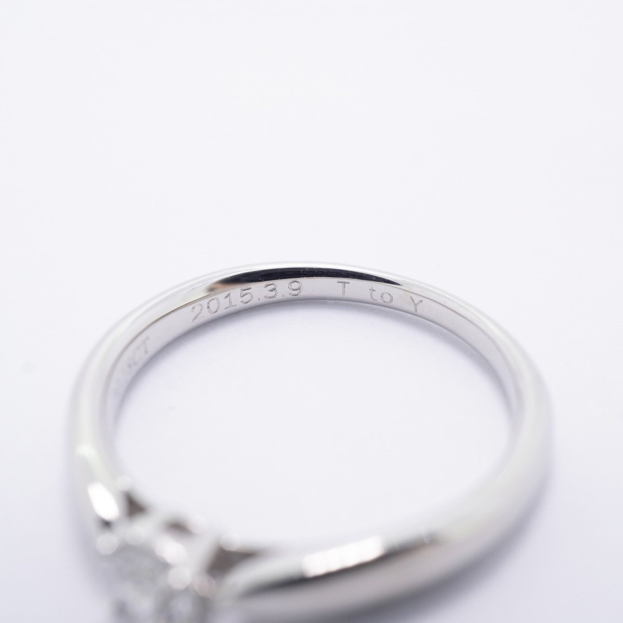Tiffany Platinum 950 Band Ring (Pre-Owned)