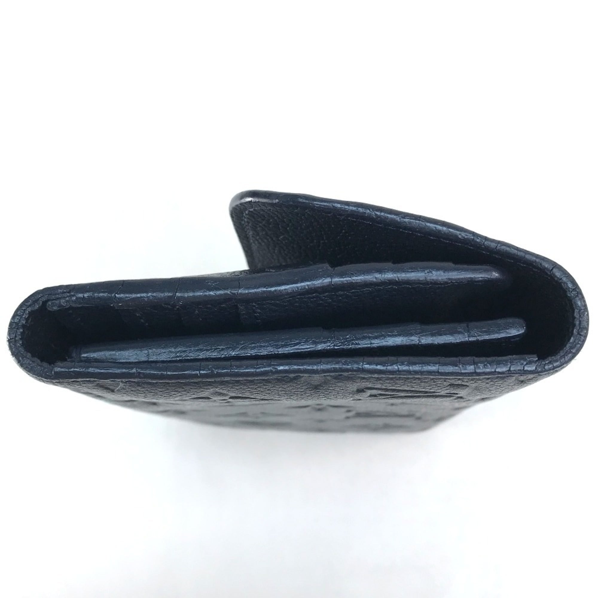 Louis Vuitton Infini Navy Monogram Empreinte Long Wallet (Bi-Fold) (Pre-Owned)