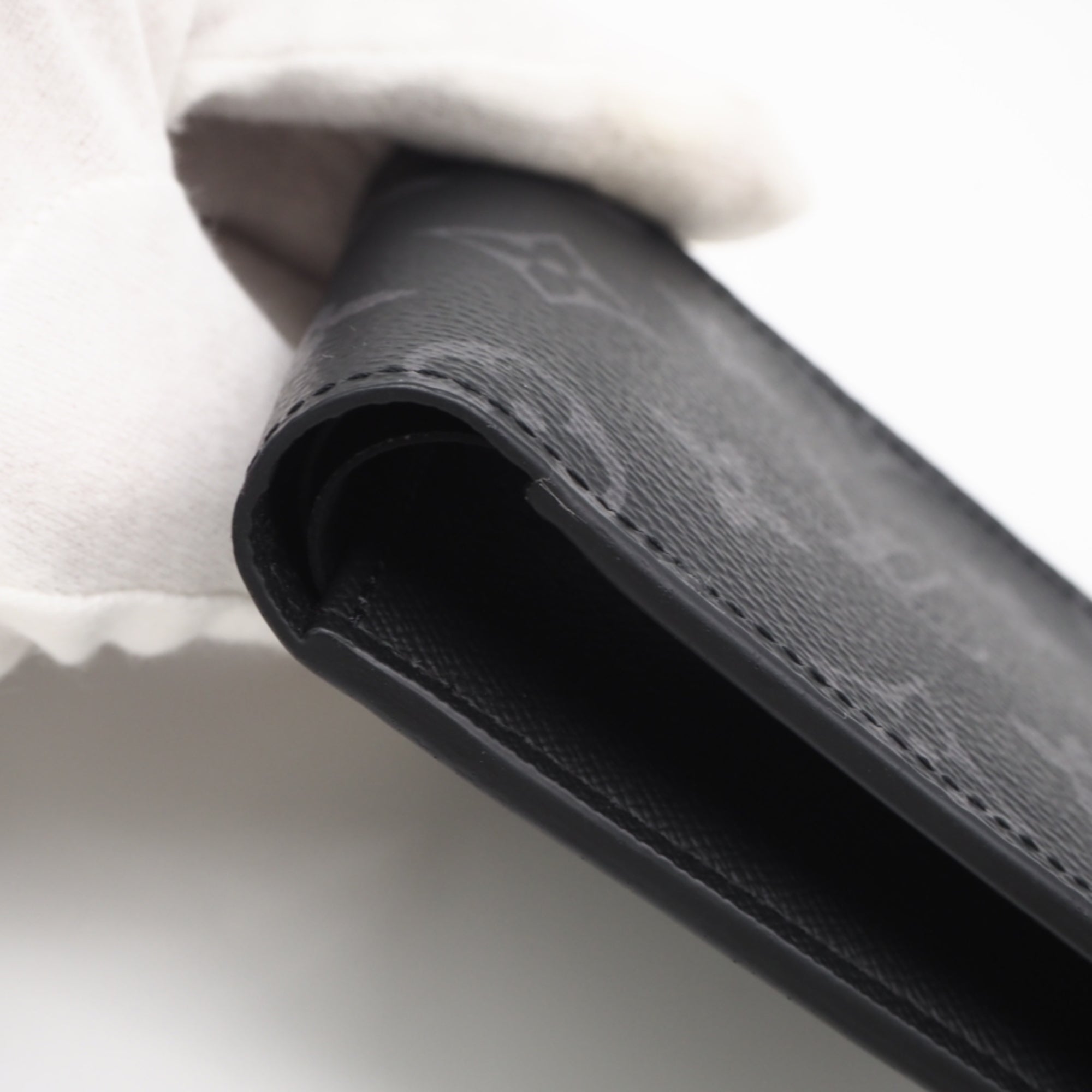 Louis Vuitton Monogram Eclipse Black Gray Coated Canvas Leather Wallet (Bi-Fold) (Pre-Owned)