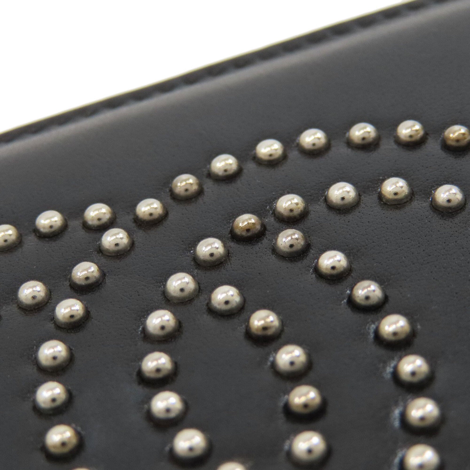 Chanel Black Leather Long Wallet (Bi-Fold) (Pre-Owned)