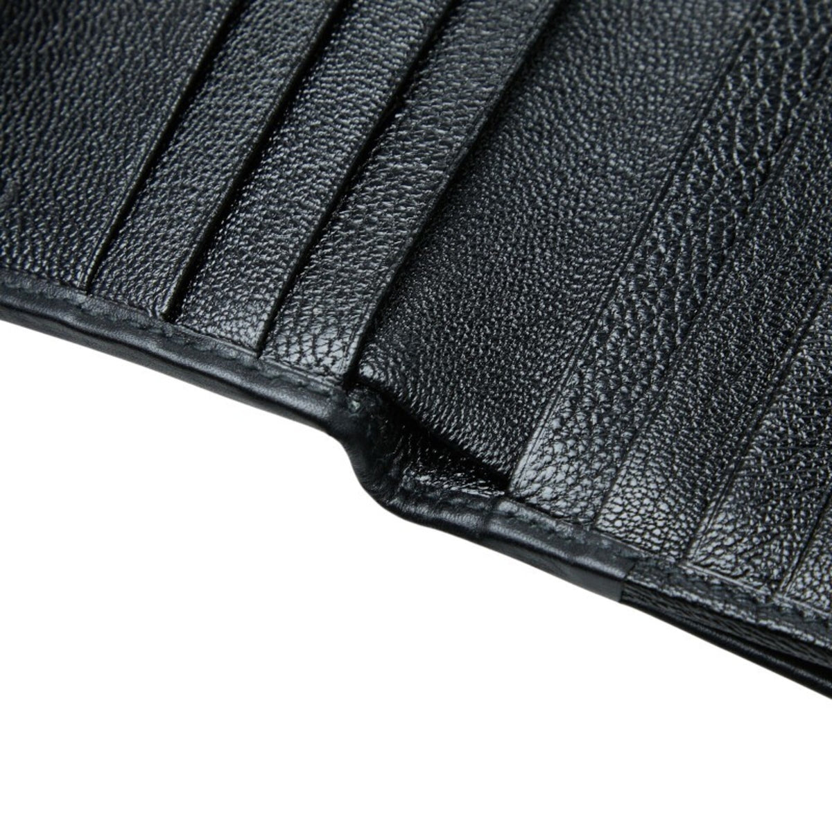 Bvlgari Black Leather Wallet (Tri-Fold) (Pre-Owned)