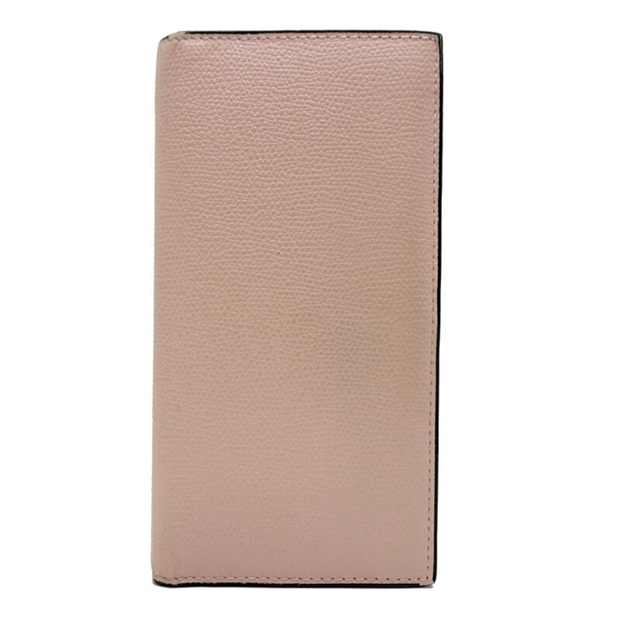 Valextra Pink Leather Wallet (Bi-Fold) (Pre-Owned)