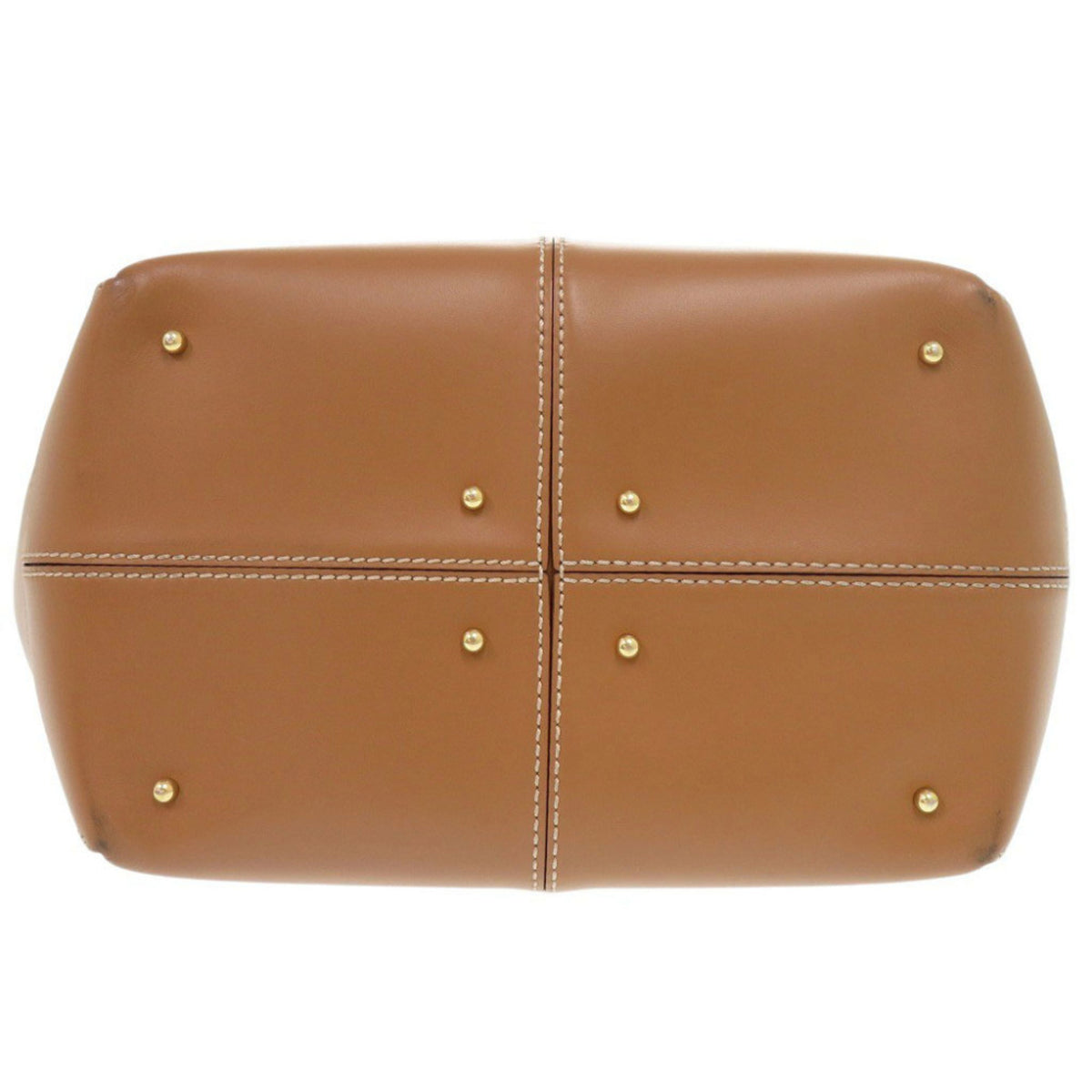 Tod's Brown Leather Handbag Shoulder Bag (Pre-Owned)