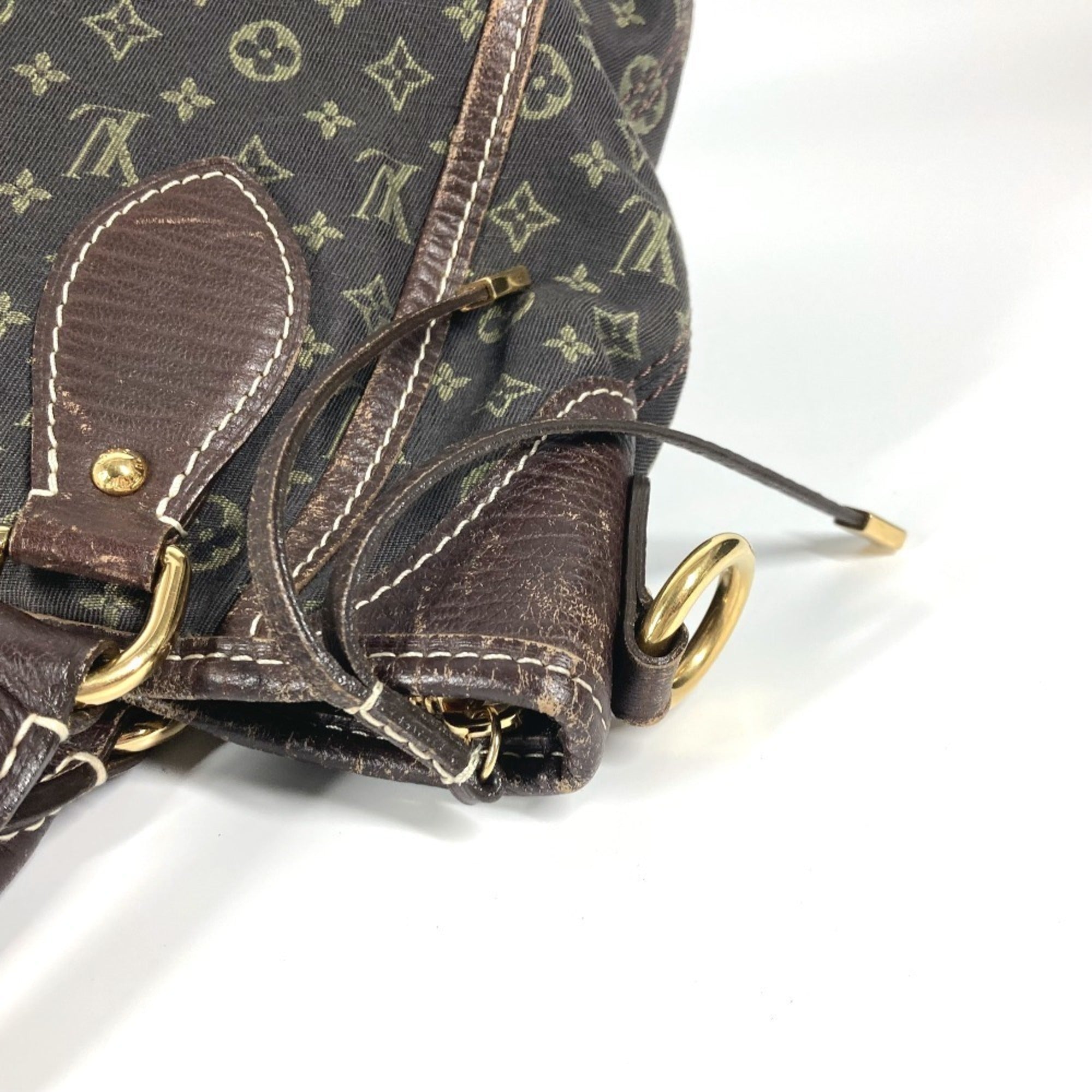 Louis Vuitton Brown Monogram Mini Handbag Shoulder Bag Tote Bag (Pre-Owned)