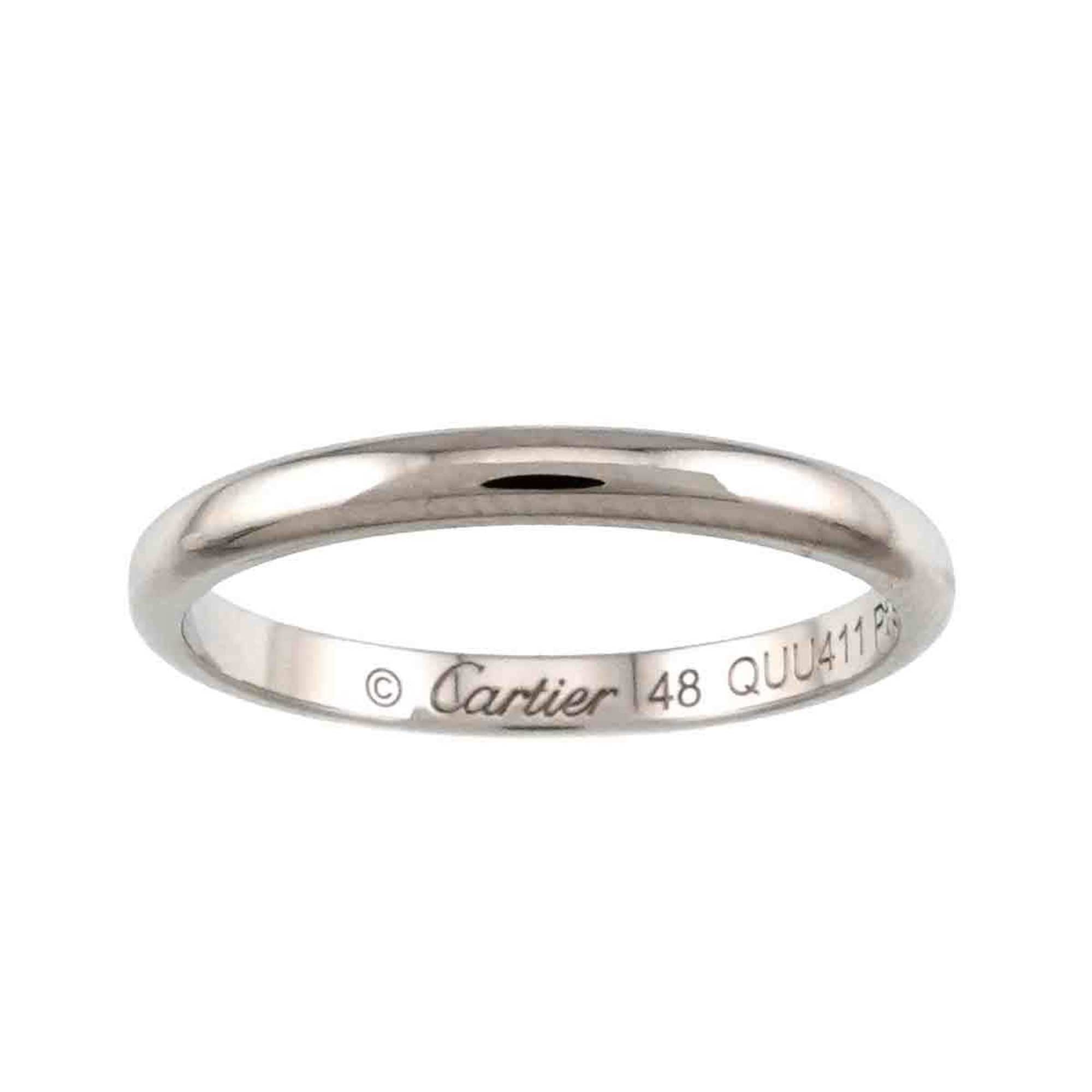 Cartier Platinum 950 Band Ring (Pre-Owned)