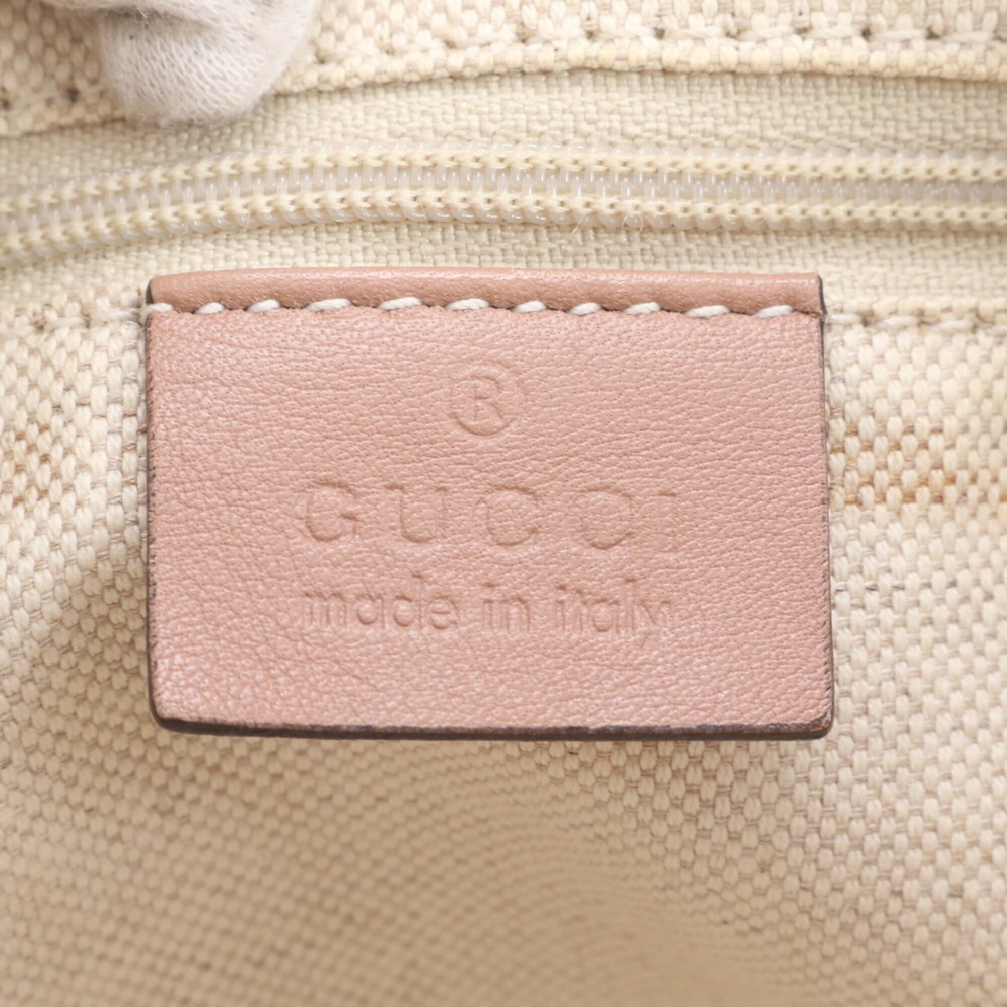 Gucci Pink Leather Handbag Tote Bag (Pre-Owned)