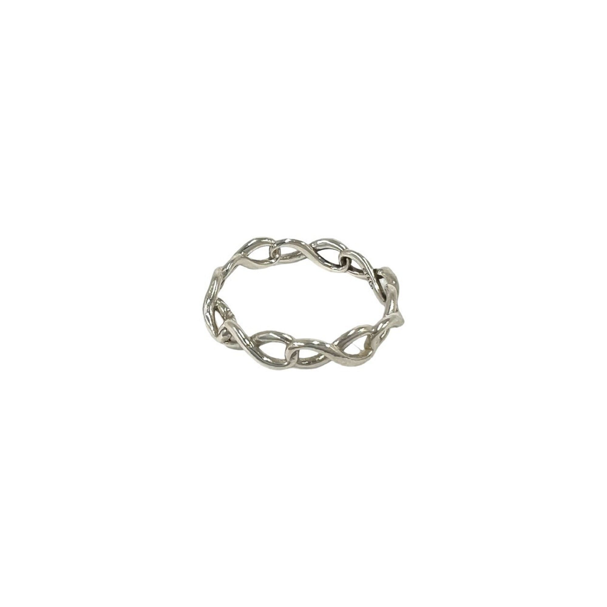 Tiffany Silver Silver 925 Band Ring (Pre-Owned)