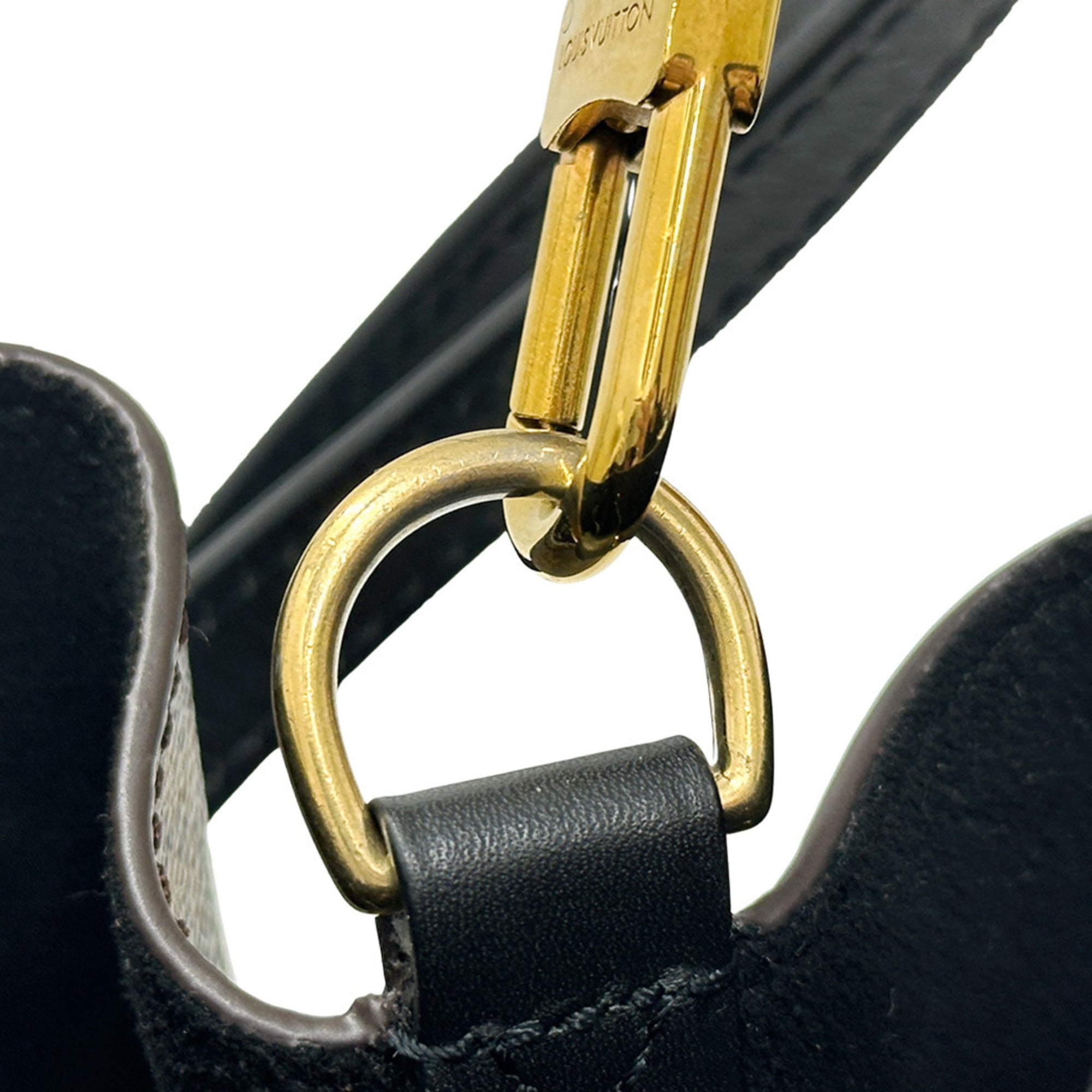 Louis Vuitton Brown Monogram Noir White Monogram Handbag Shoulder Bag (Pre-Owned)