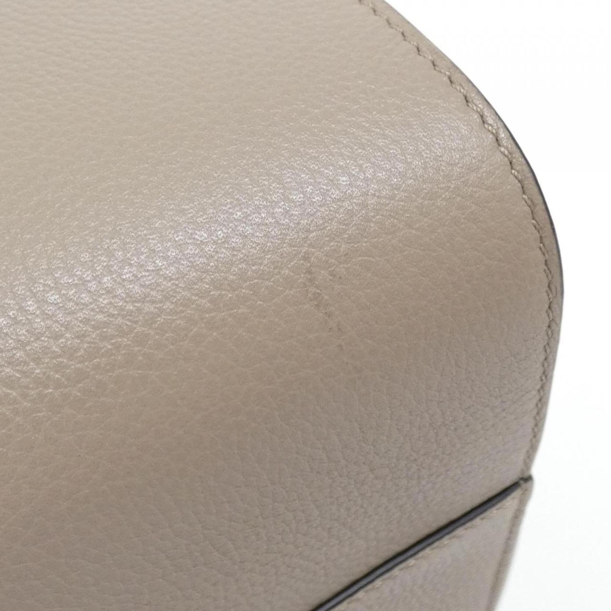 Loewe Beige Sand Leather Shoulder Bag (Pre-Owned)
