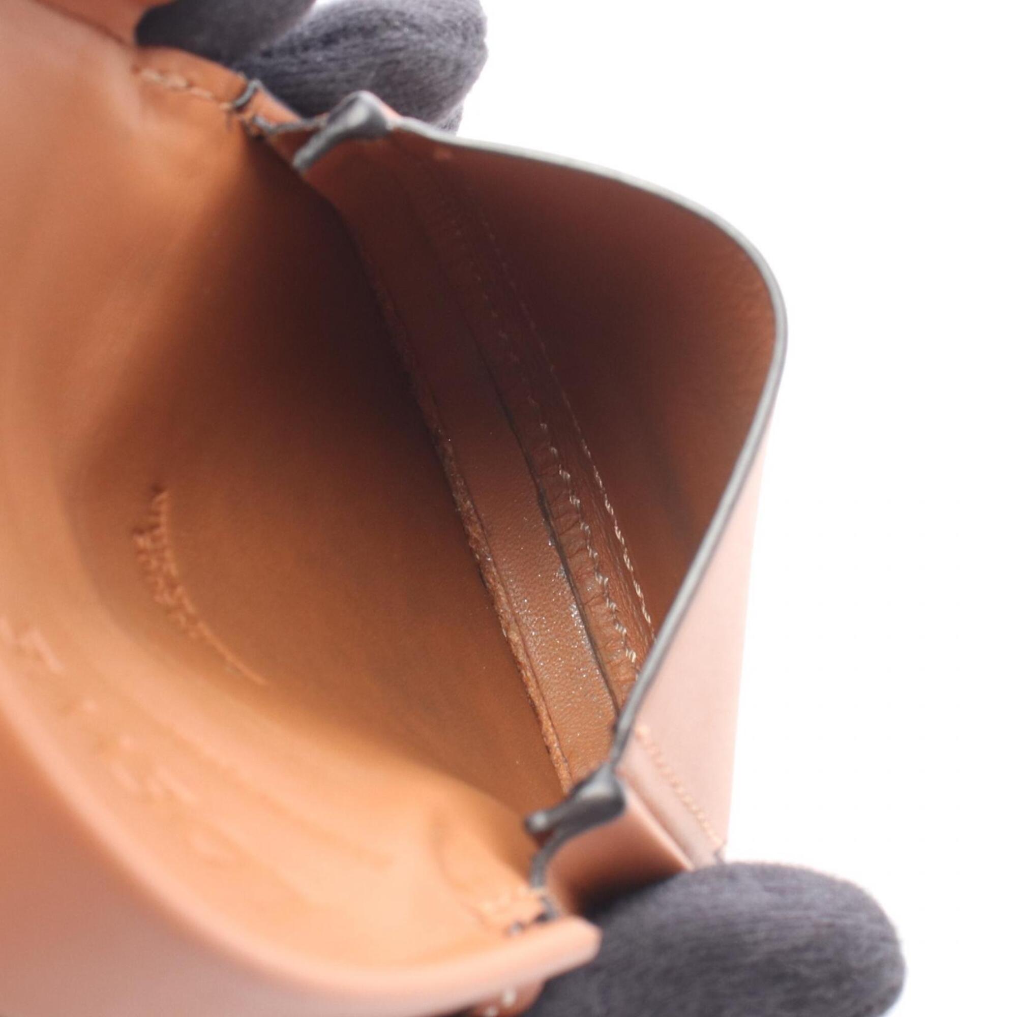 Loewe Brown Leather Handbag Pouch Shoulder Bag (Pre-Owned)