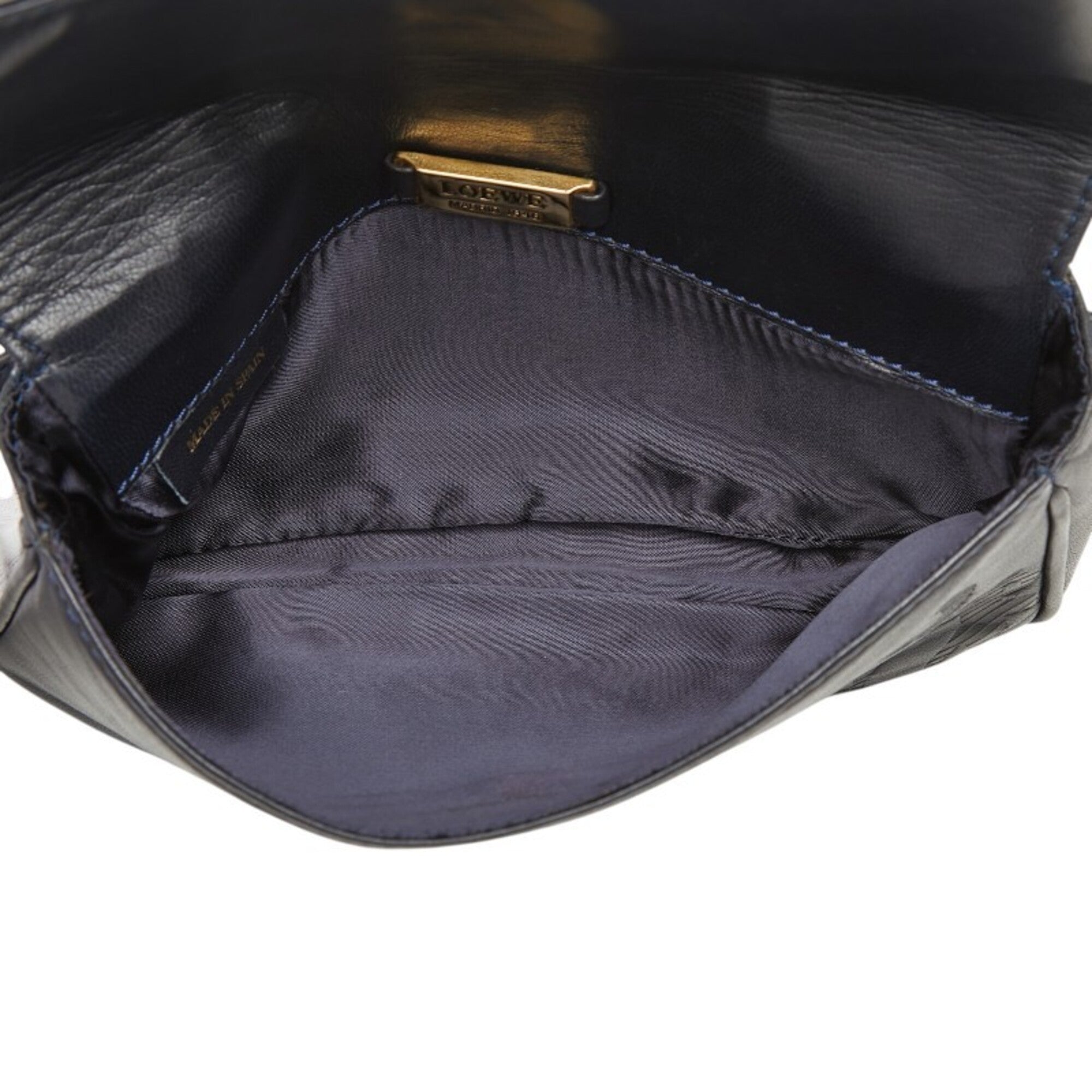 Loewe Navy Leather Sling Bag (Pre-Owned)