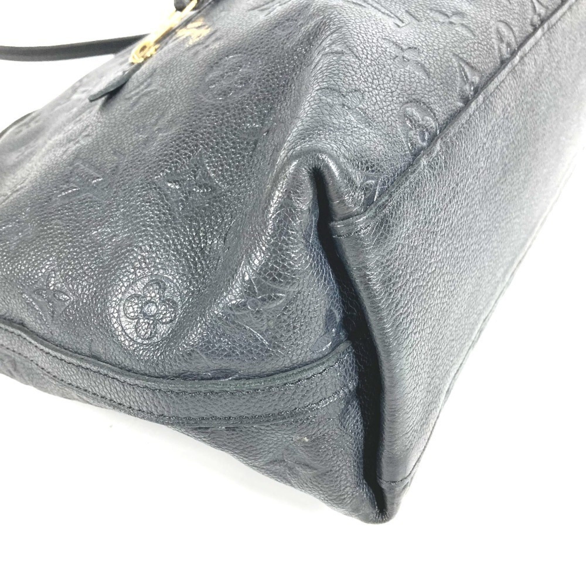 Louis Vuitton Black Noir Monogram Empreinte Handbag Shoulder Bag Tote Bag (Pre-Owned)