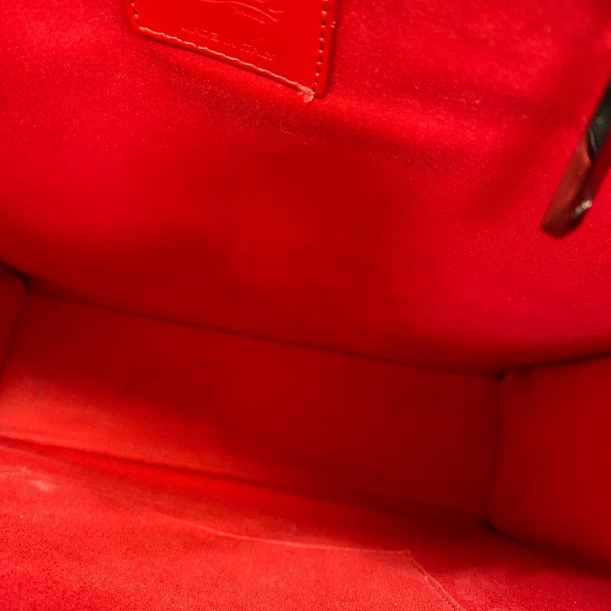 Christian Louboutin Black Leather Shoulder Bag Tote Bag (Pre-Owned)