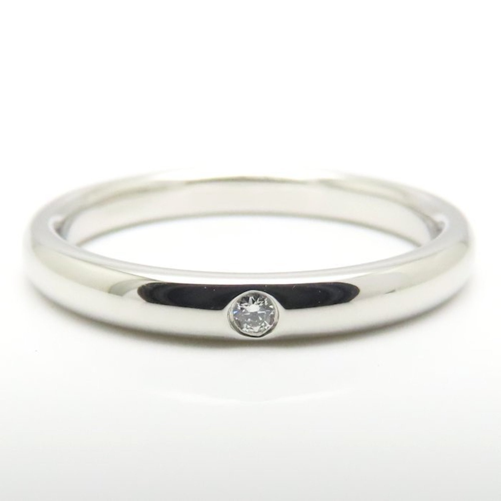 Tiffany Platinum Platinum 950 Band Ring (Pre-Owned)