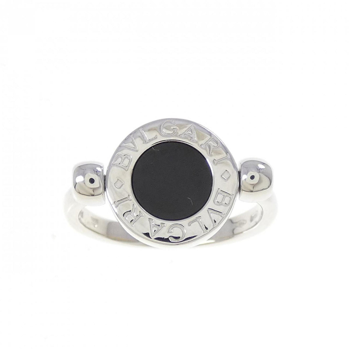 Bvlgari Bvlgari Bvlgari Yellow Gold (18K) White Gold (18K) Band Ring (Pre-Owned)