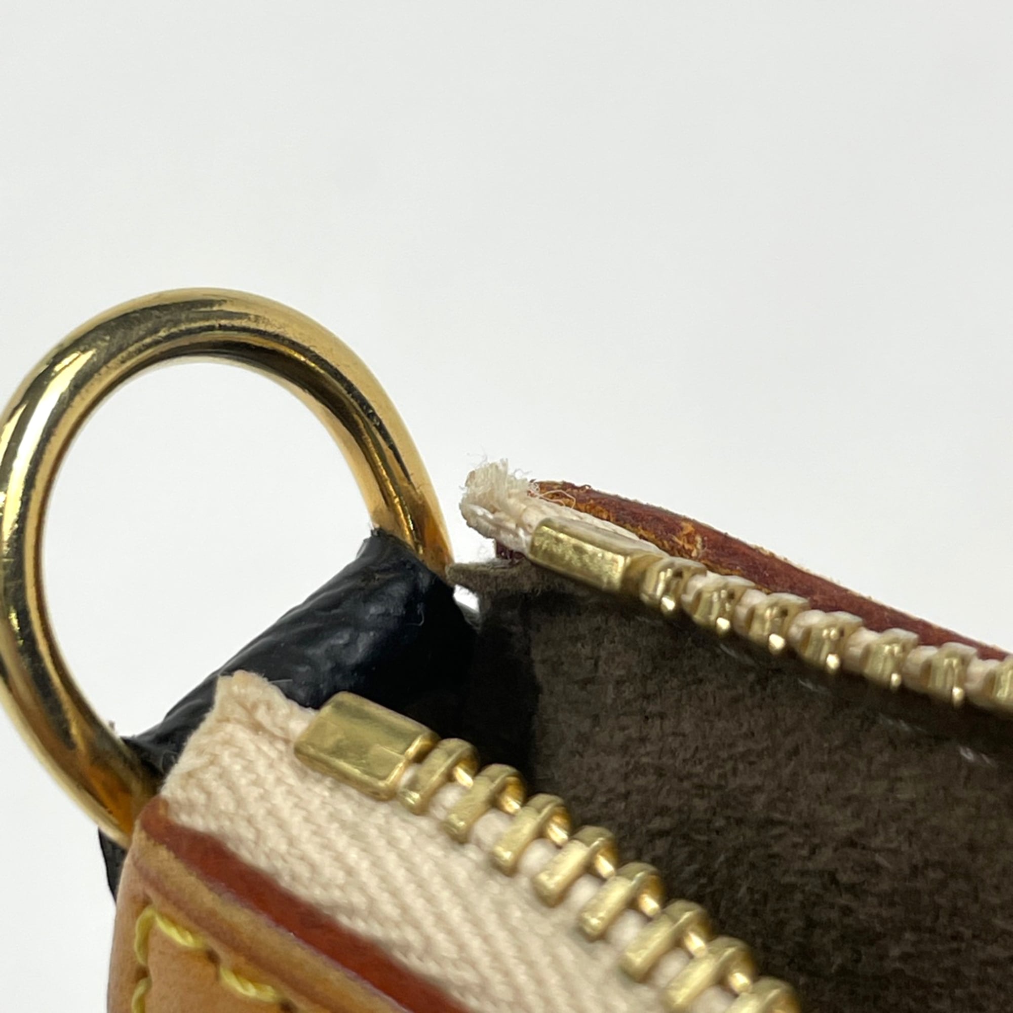 Louis Vuitton Black Noir Monogram Multicolore Pochette Pouch (Pre-Owned)