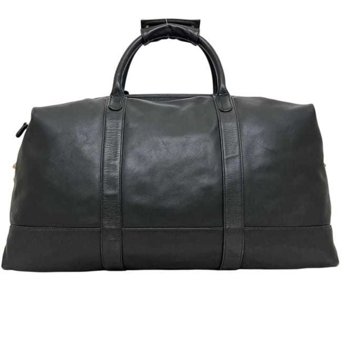Coach Black Leather Boston Bag (Pre-Owned)