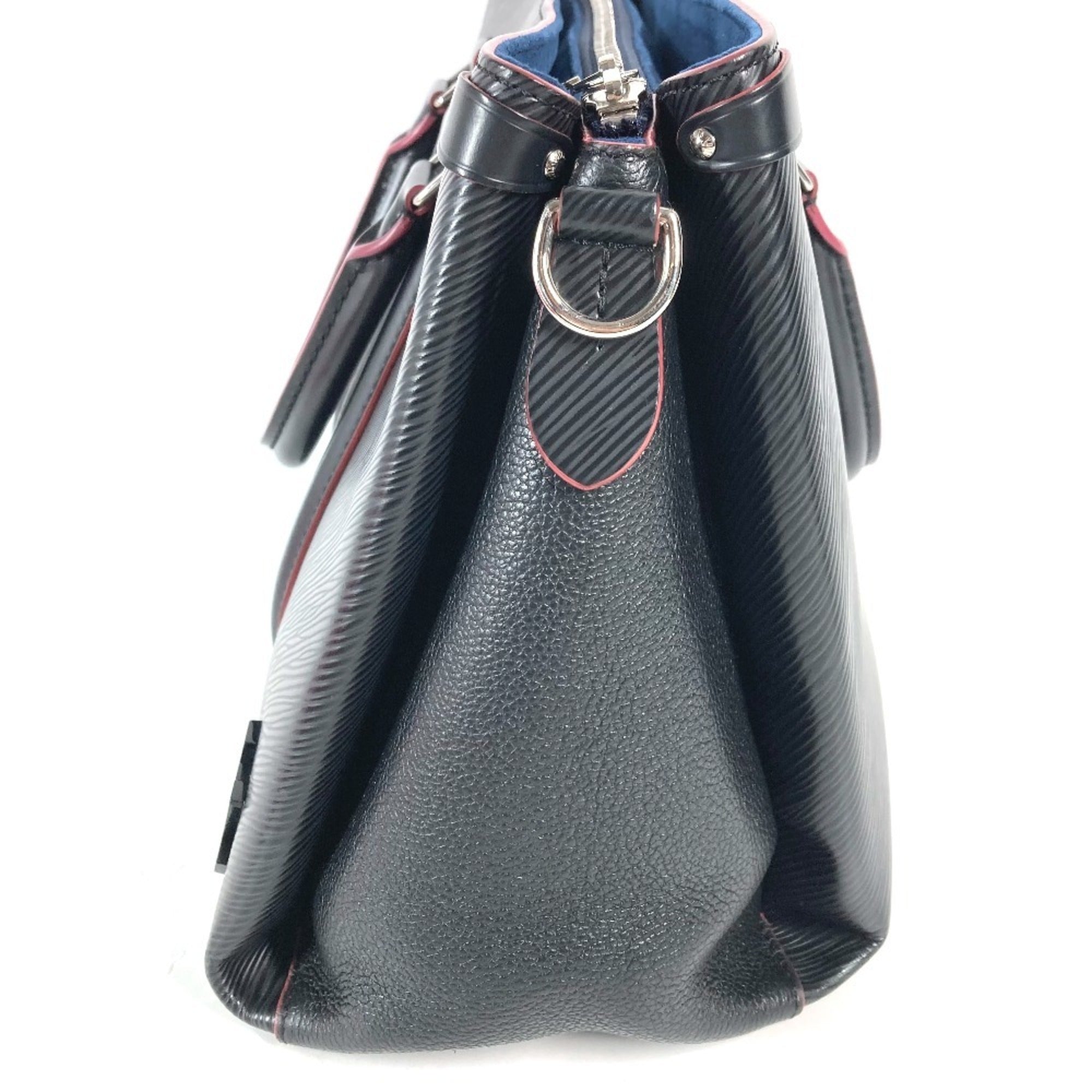 Louis Vuitton Bicolor Black Noir Pink Epi Leather Handbag Shoulder Bag Tote Bag (Pre-Owned)