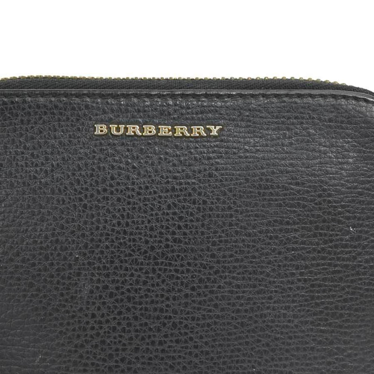 Burberry Black Leather Shoulder Bag (Pre-Owned)