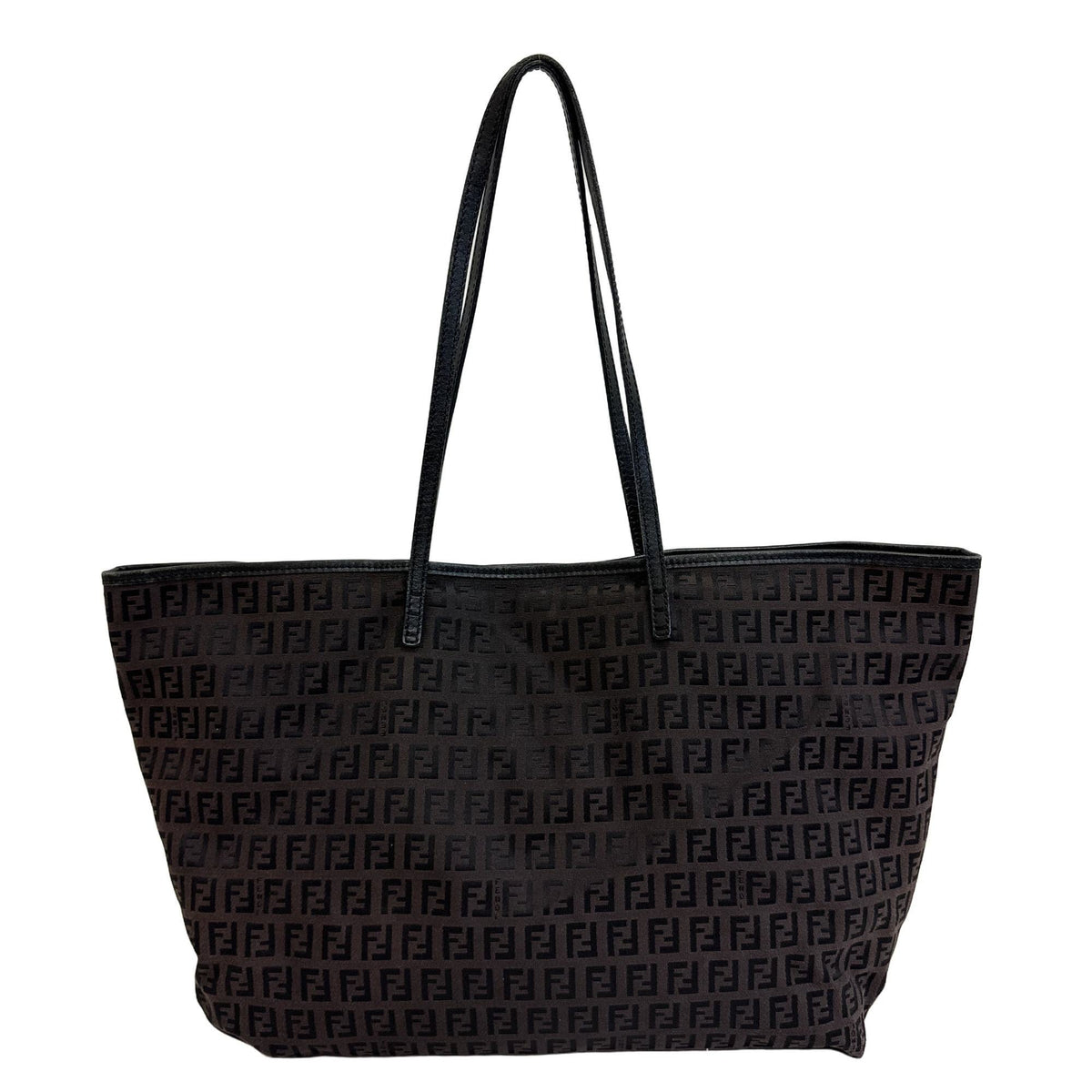 Fendi Brown Zucchino Tote Bag (Pre-Owned)