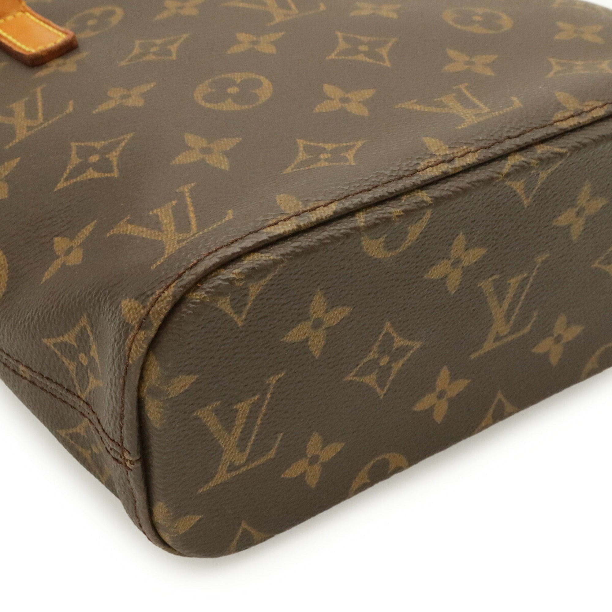 Louis Vuitton Brown Monogram Canvas Handbag Tote Bag (Pre-Owned)