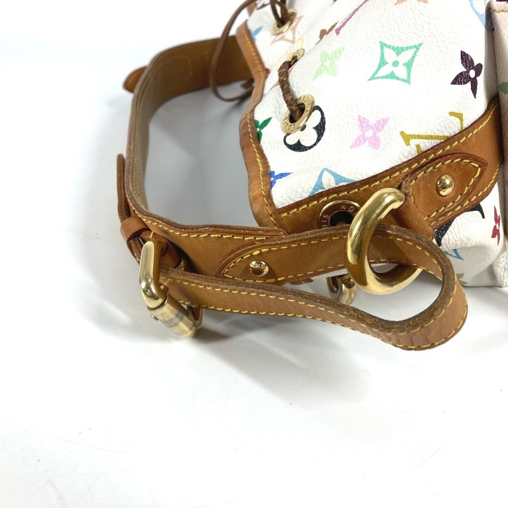 Louis Vuitton Blanc Multi-Color White Monogram Multicolore Shoulder Bag (Pre-Owned)