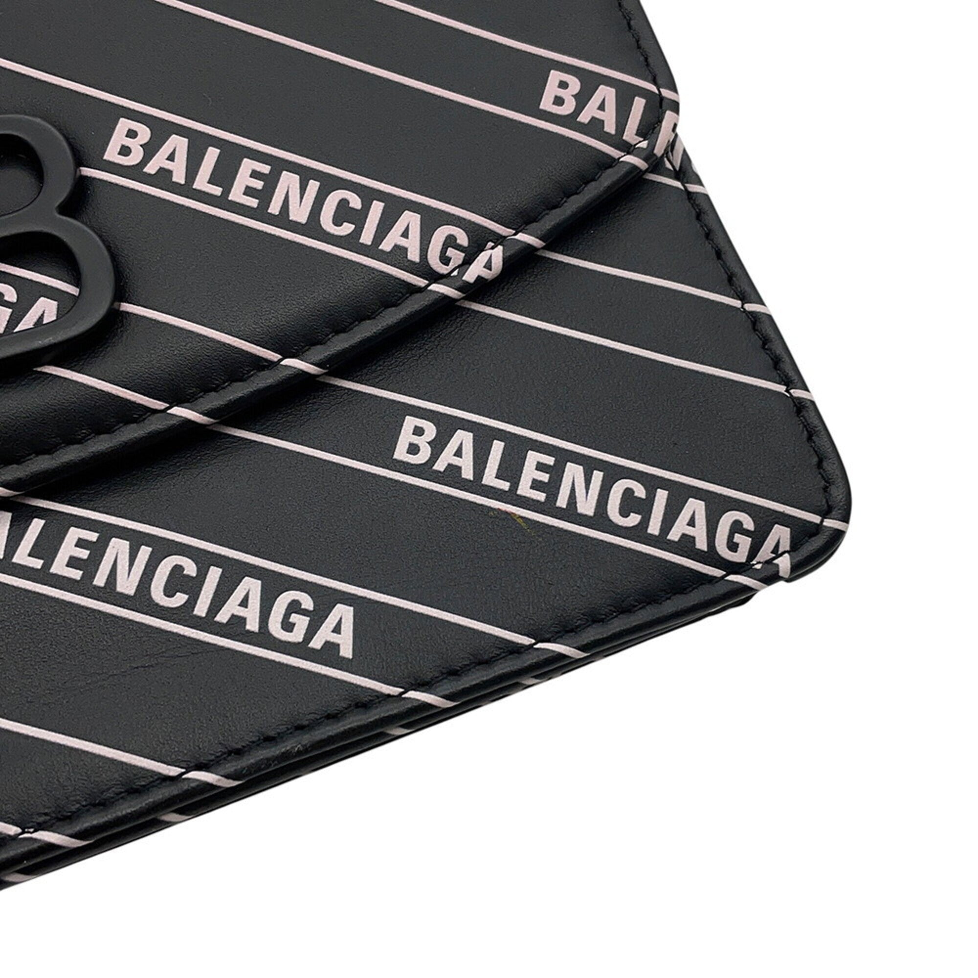 Balenciaga Black Leather Handbag Shoulder Bag (Pre-Owned)
